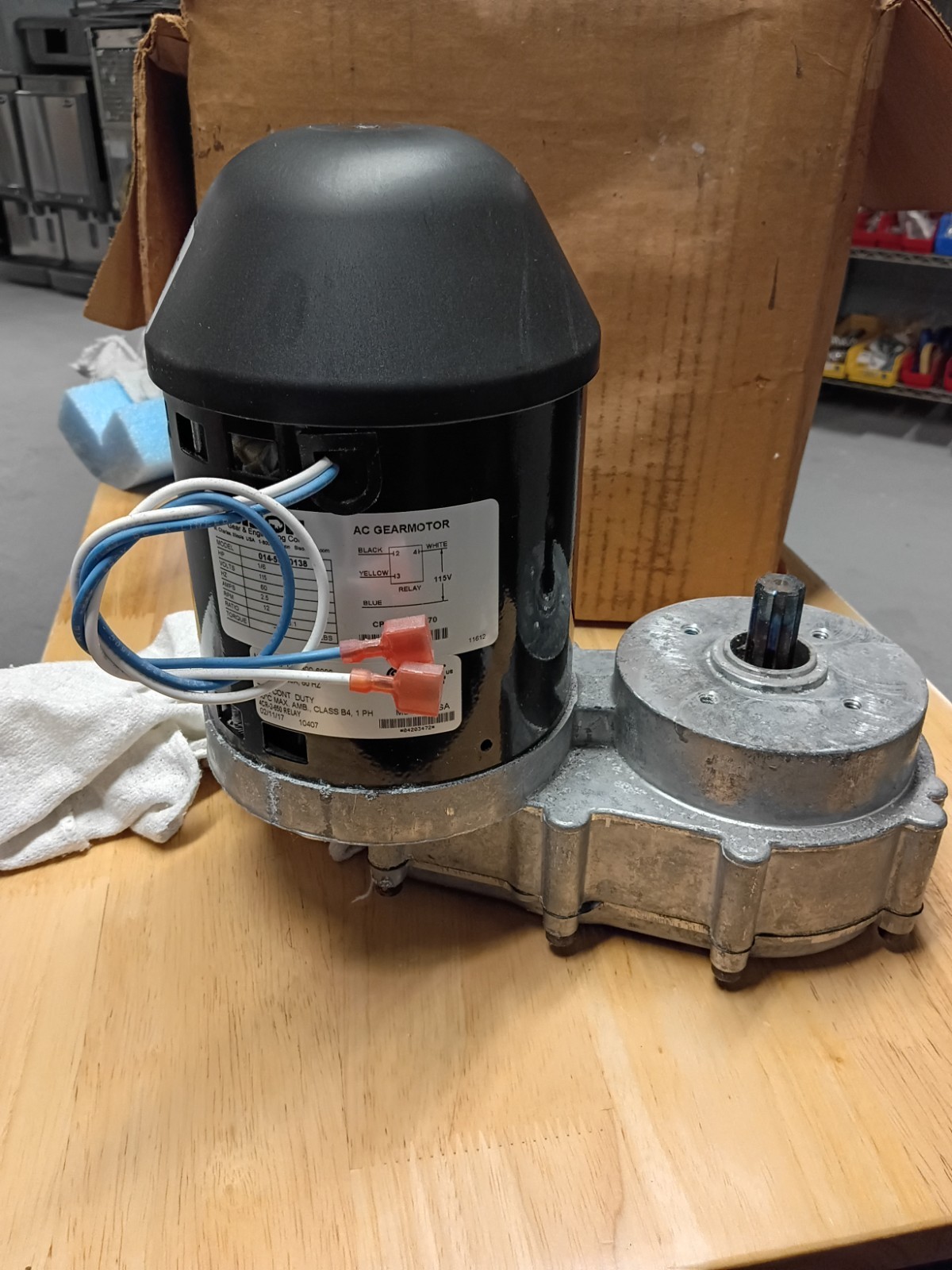 Follett Ice Machine Gearbox Motor