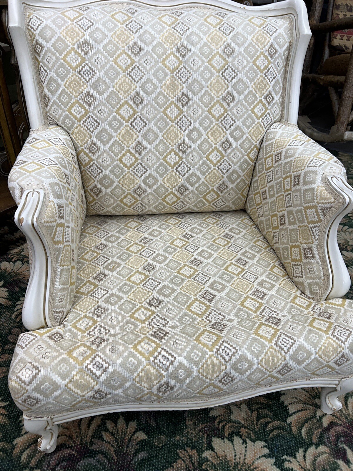 Vintage Bergere Chair