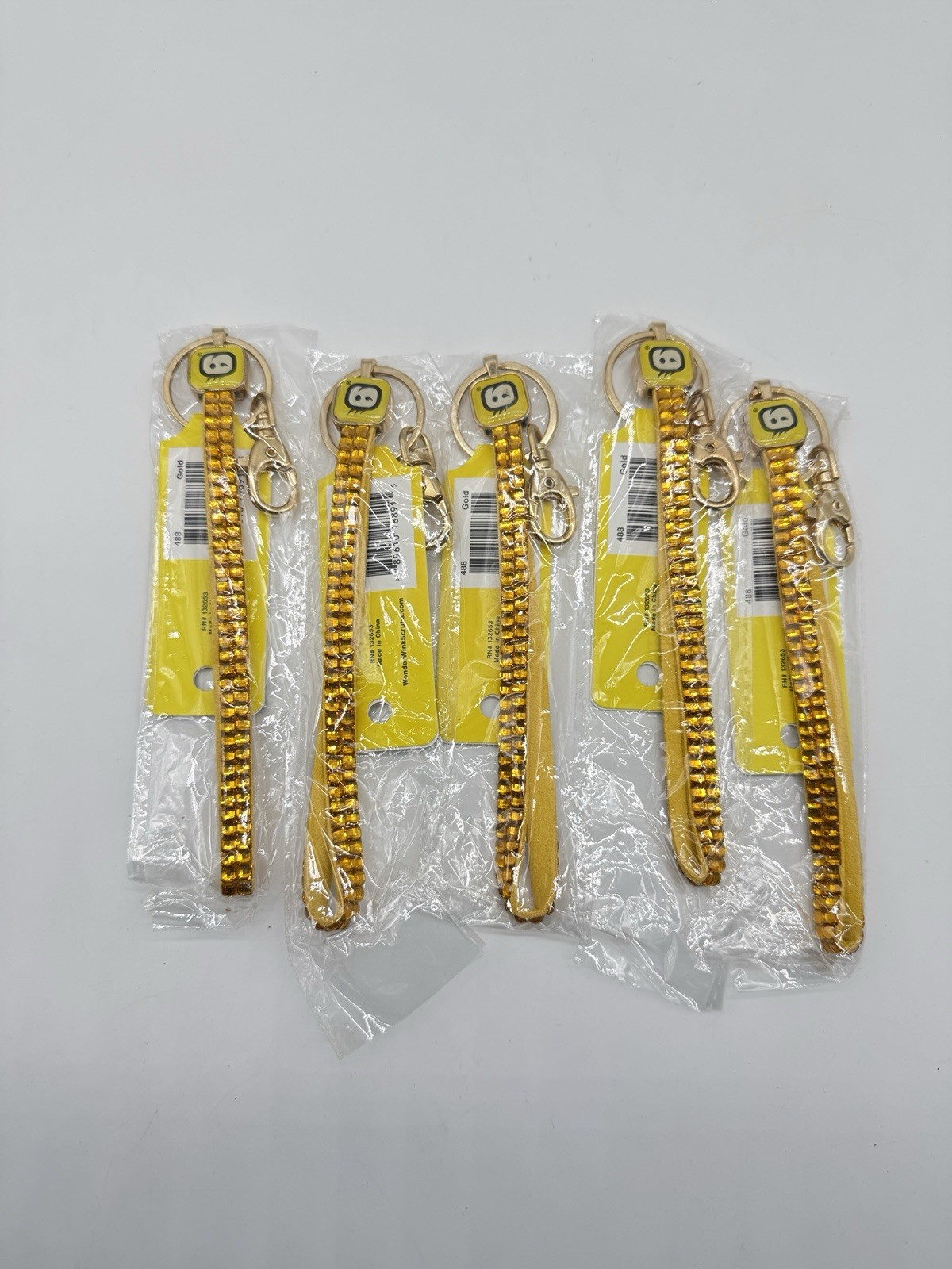 Lot Of 5 Units -Wonderwink Medical Embellished Lanyard Wristlet Key Clip 11”