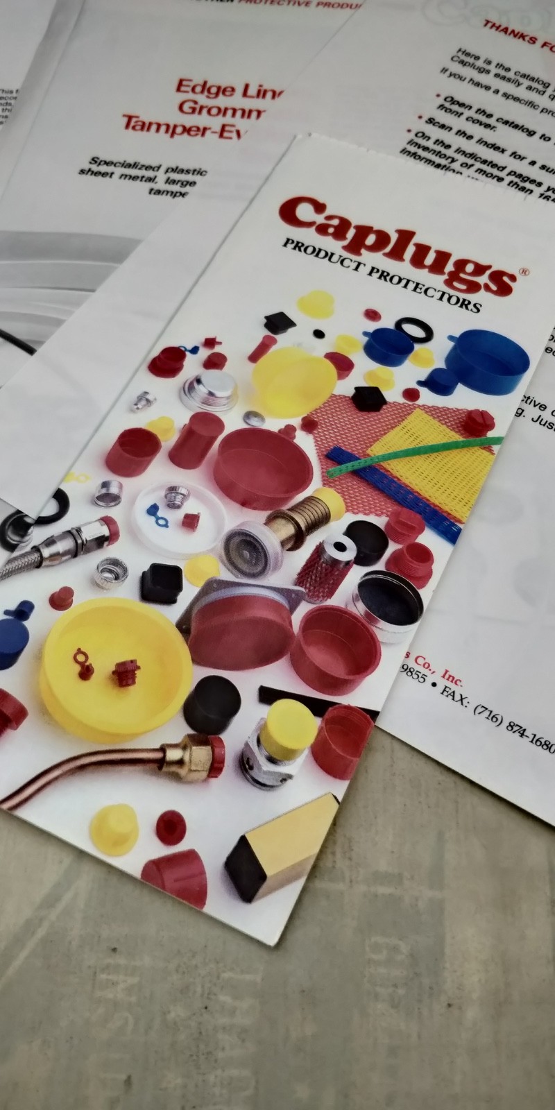 1993 CAPLUGS catalog #593 caps and plugs C7