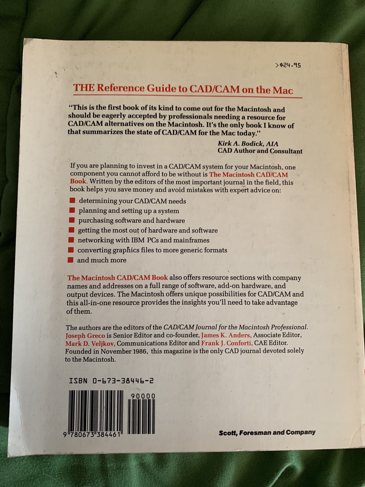 The Macintosh Cad/Cam Book