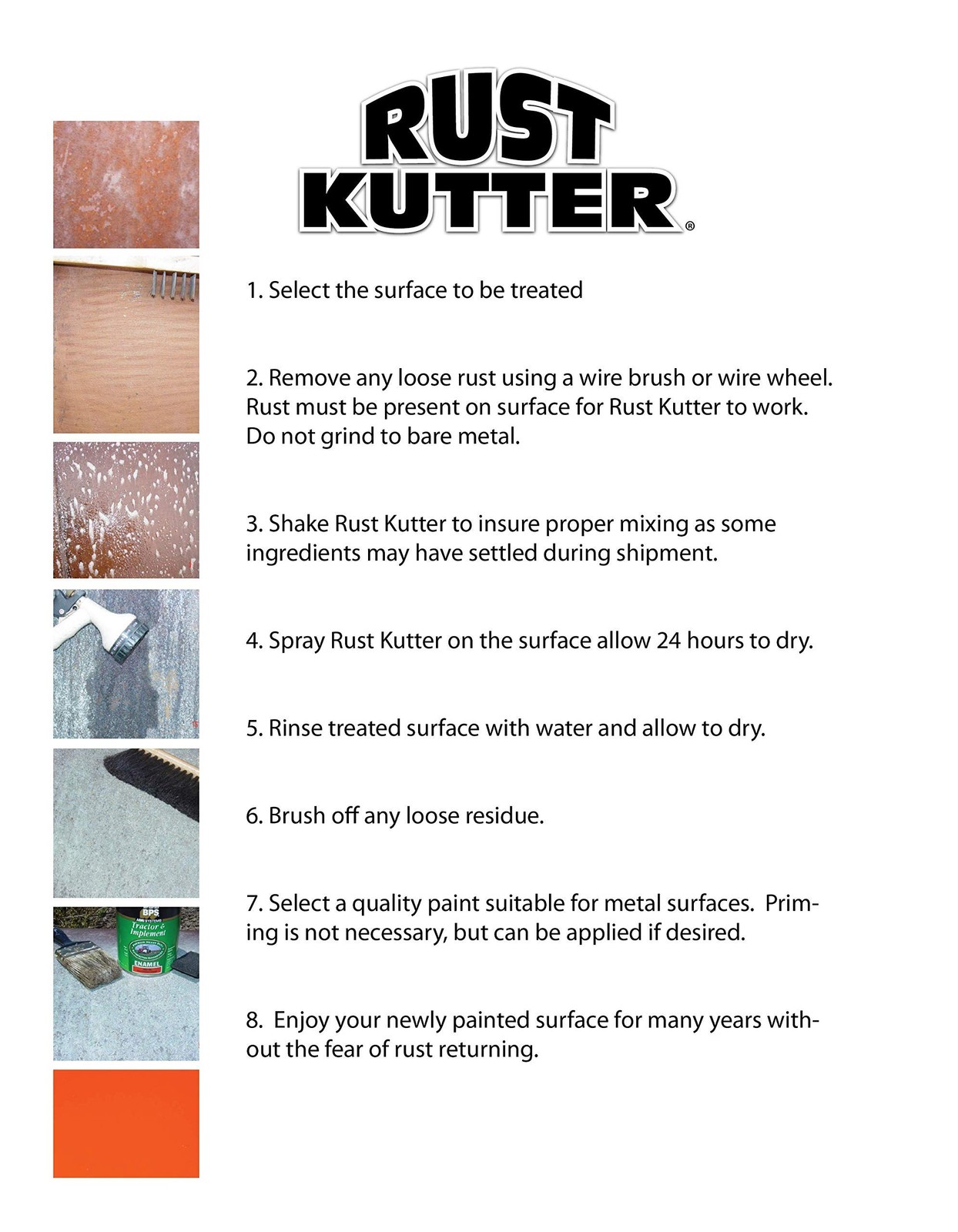 Rust Kutter - Stops and Converts Spots to 32 Fl Oz (Pack of 1)