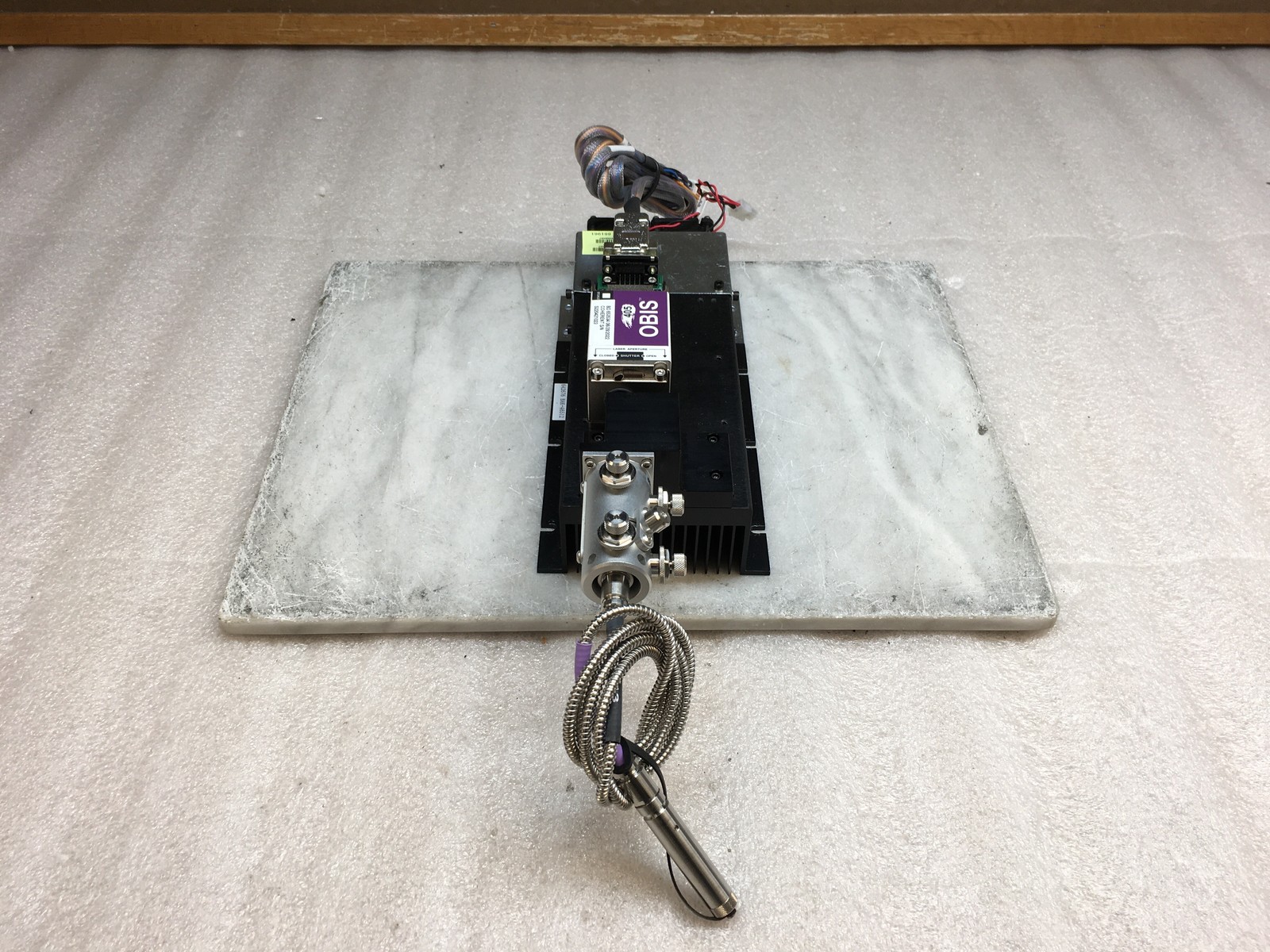 Coherent Obis 405 402nm 50-150mW MFG 2022 PN 1185048 with Heatsink