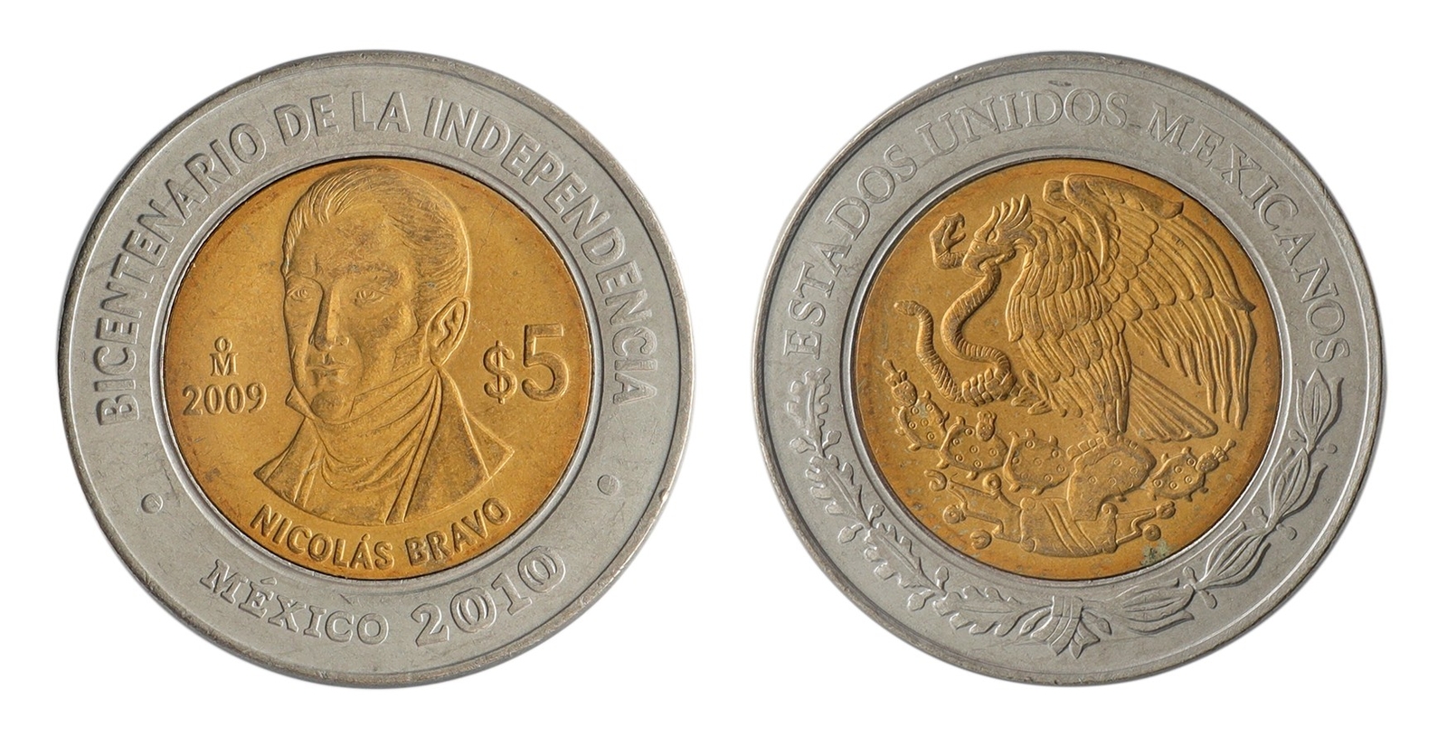 Mexico 5 Pesos, 2009, KM #914, Mint, Commemorative