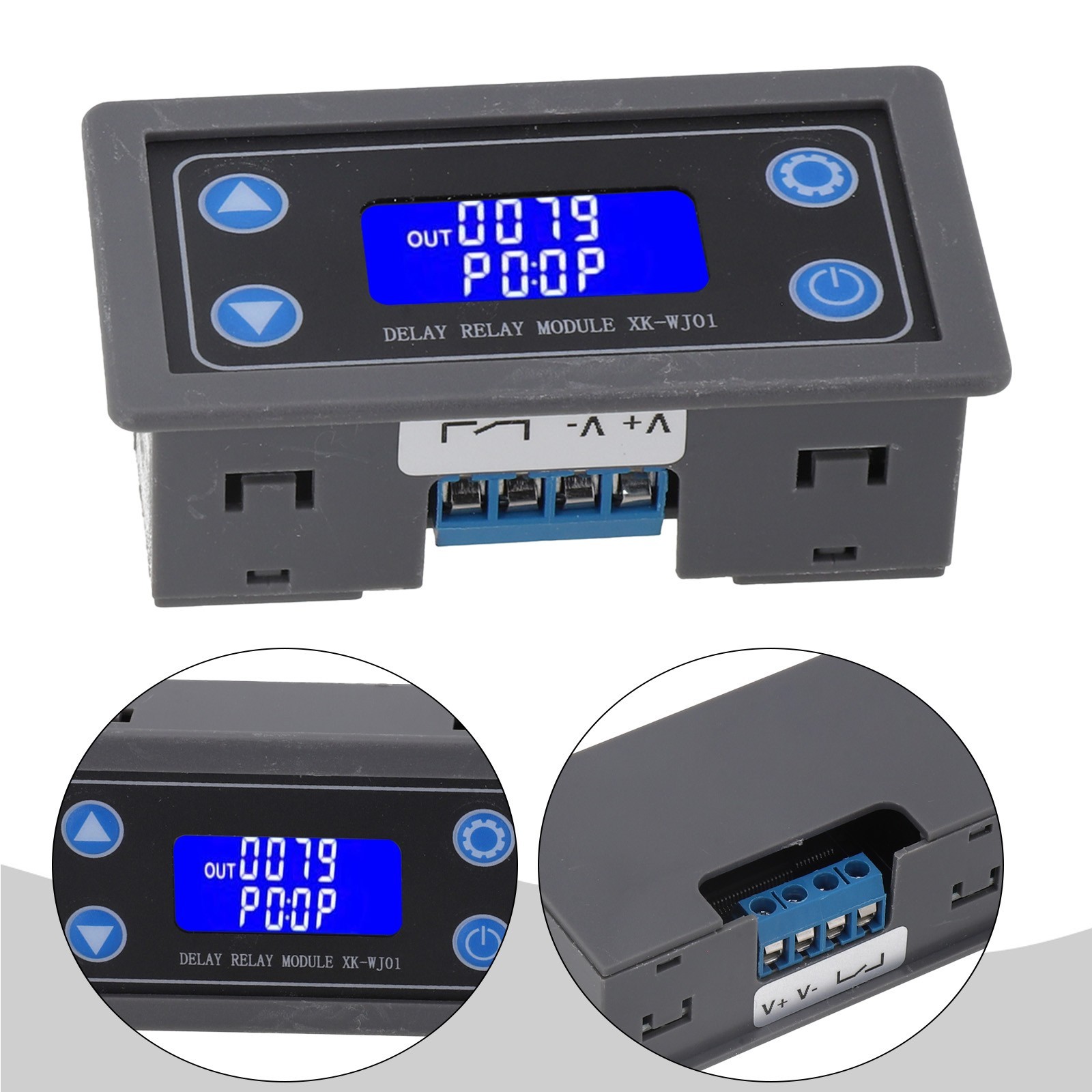 LCD Display Timer Switch for relay Dual Display DC 12V Controller Board
