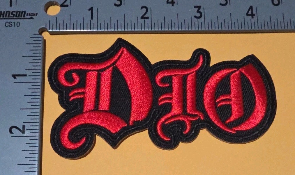 Dio Embroidered  Sew/Iron On Band Patch