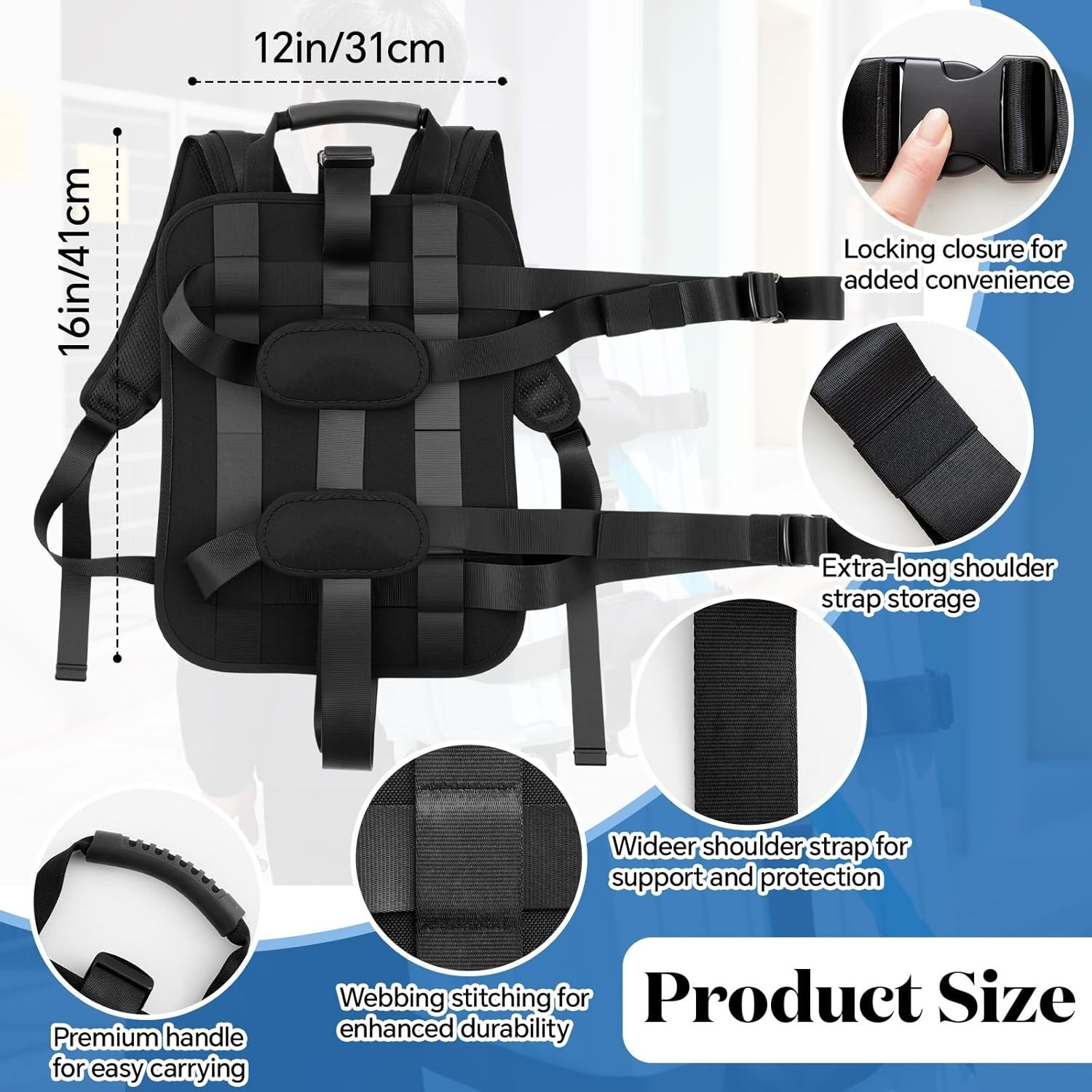 Luggage Backpack Conversion System Connector Straps Cross Shaped External Frame