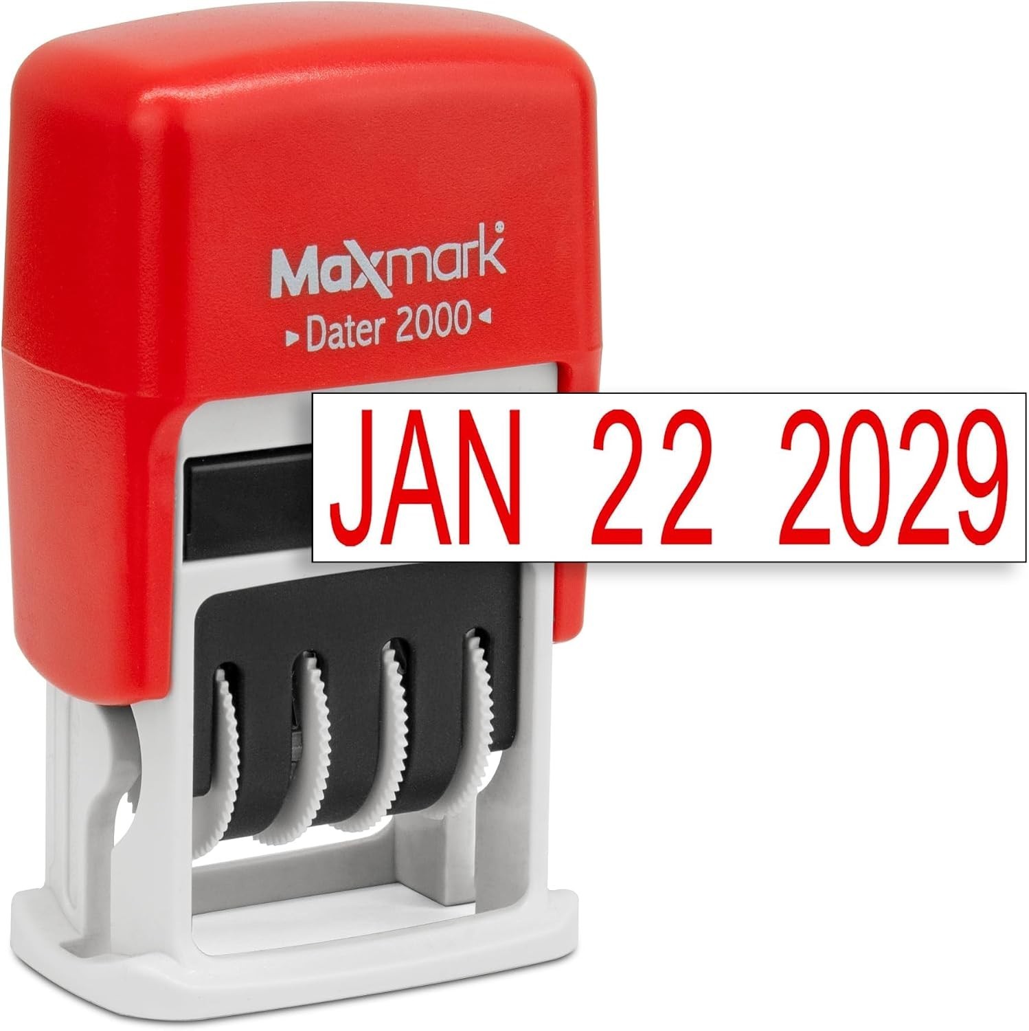 2000 Dater Self Inking Date Stamp - Red
