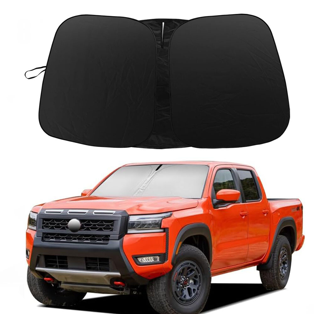 For 2022-2025 Nissan Frontier Car Windshield Sun Shade Front UV Ray Block Cover