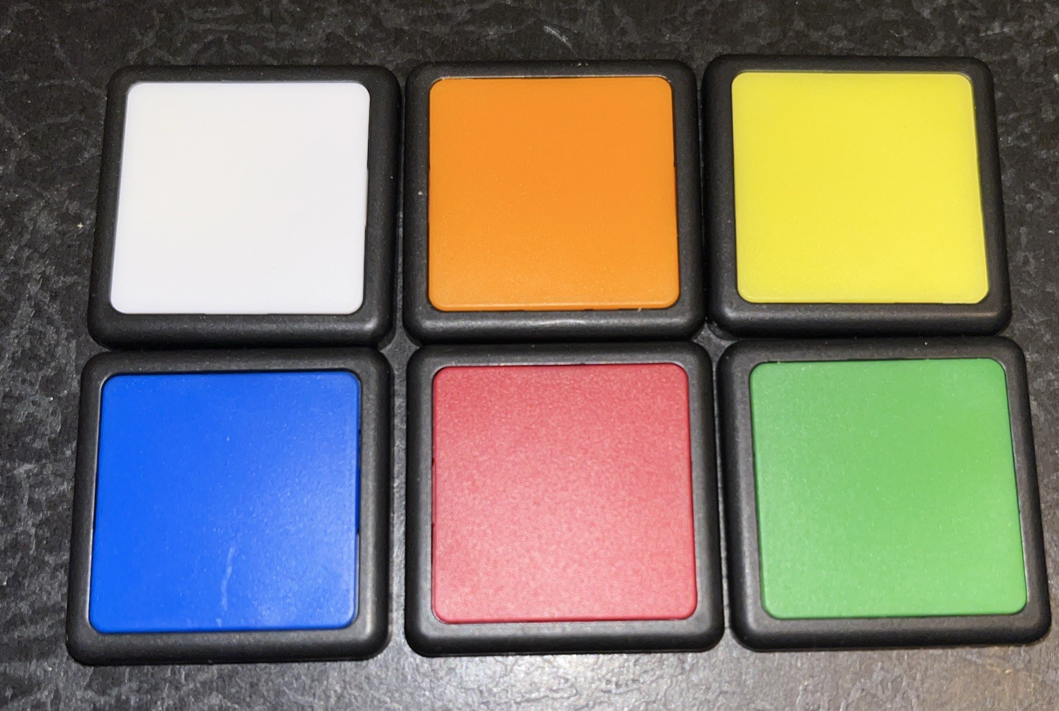 6 Rubiks Race Game 2022 Edition Replacement Tiles Pieces Thin Tiles
