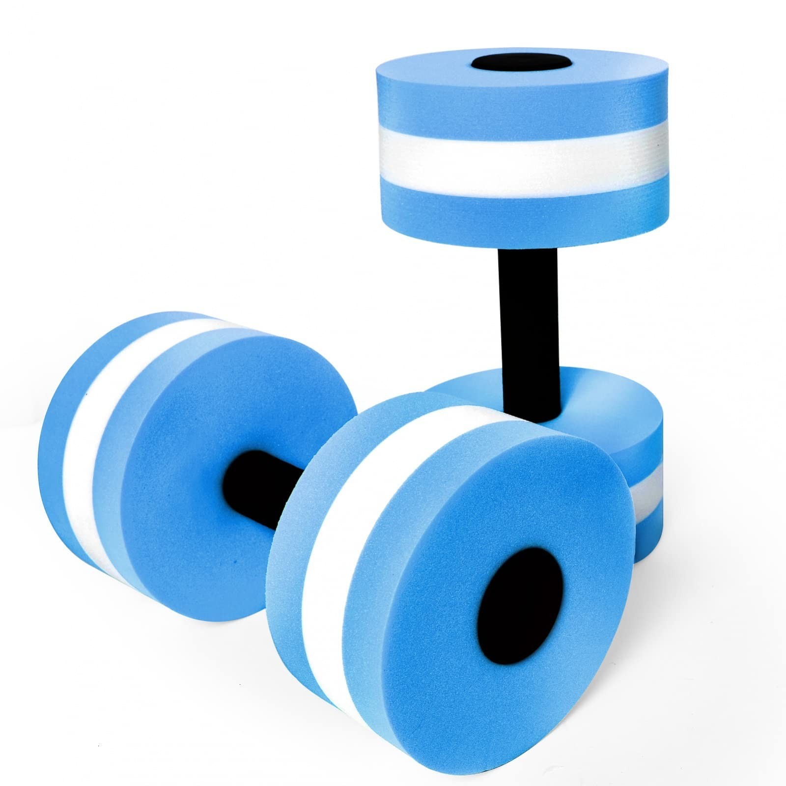 Timoo Aquatic Dumbells Set of 2 Water Dumbells Pool Resistance Water Weight W...