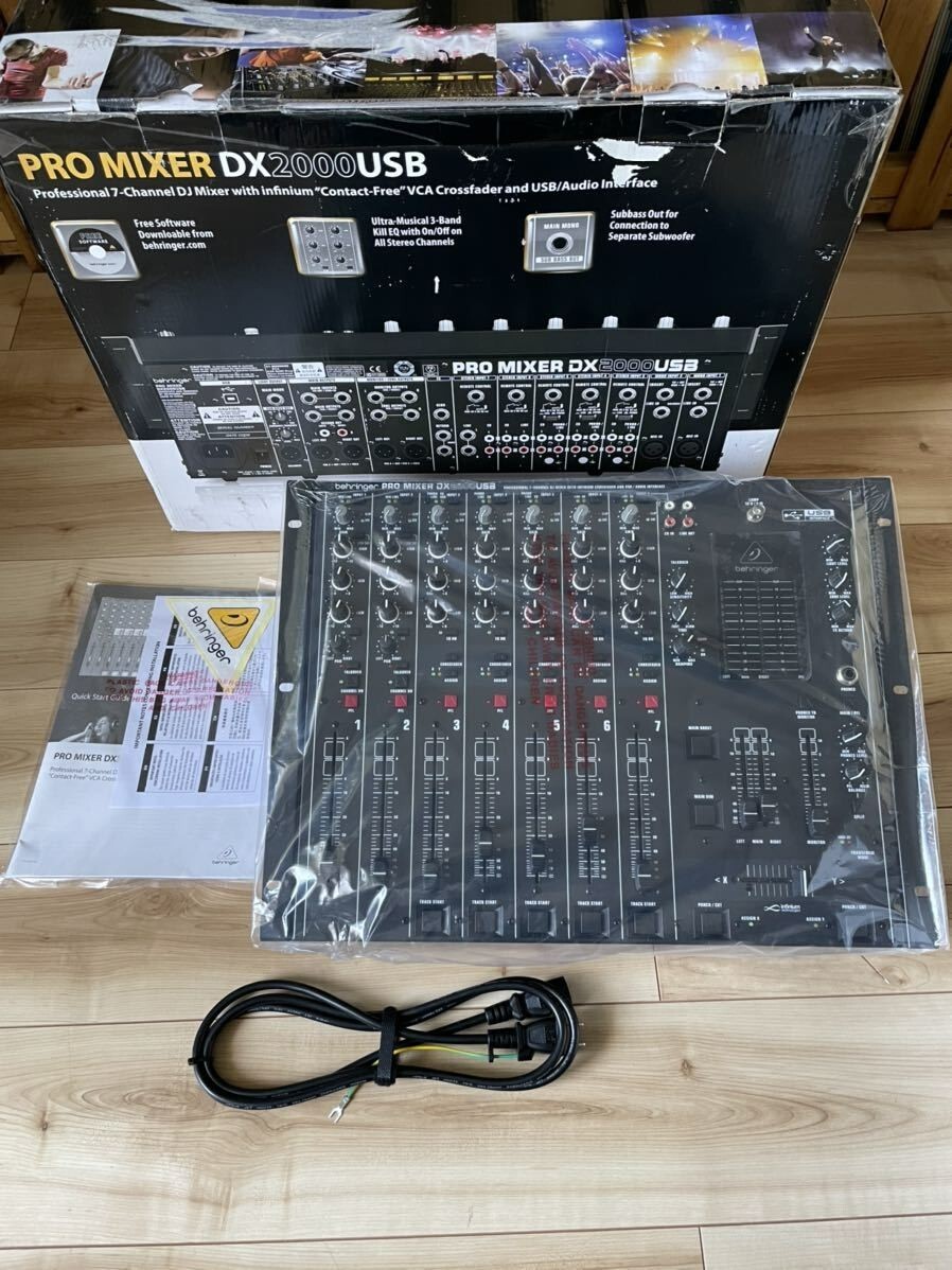 Behringer Pro Mixer DX2000USB 7-channel DJ Analog Mixer  Black Audio Japan NEW