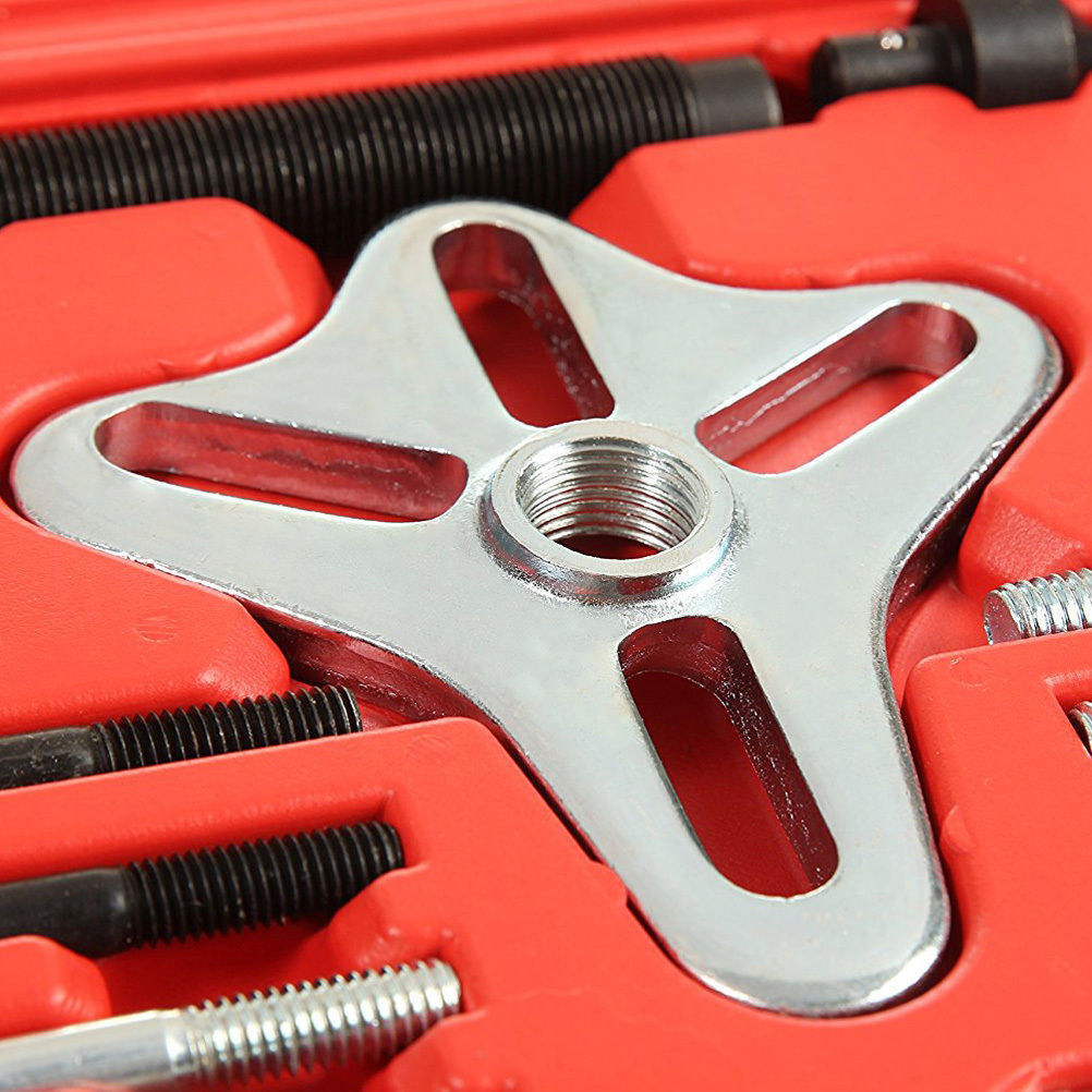 45pc Harmonic Balancer Kit Gear Puller Set Steering Wheel Crankshaft Auto Tools