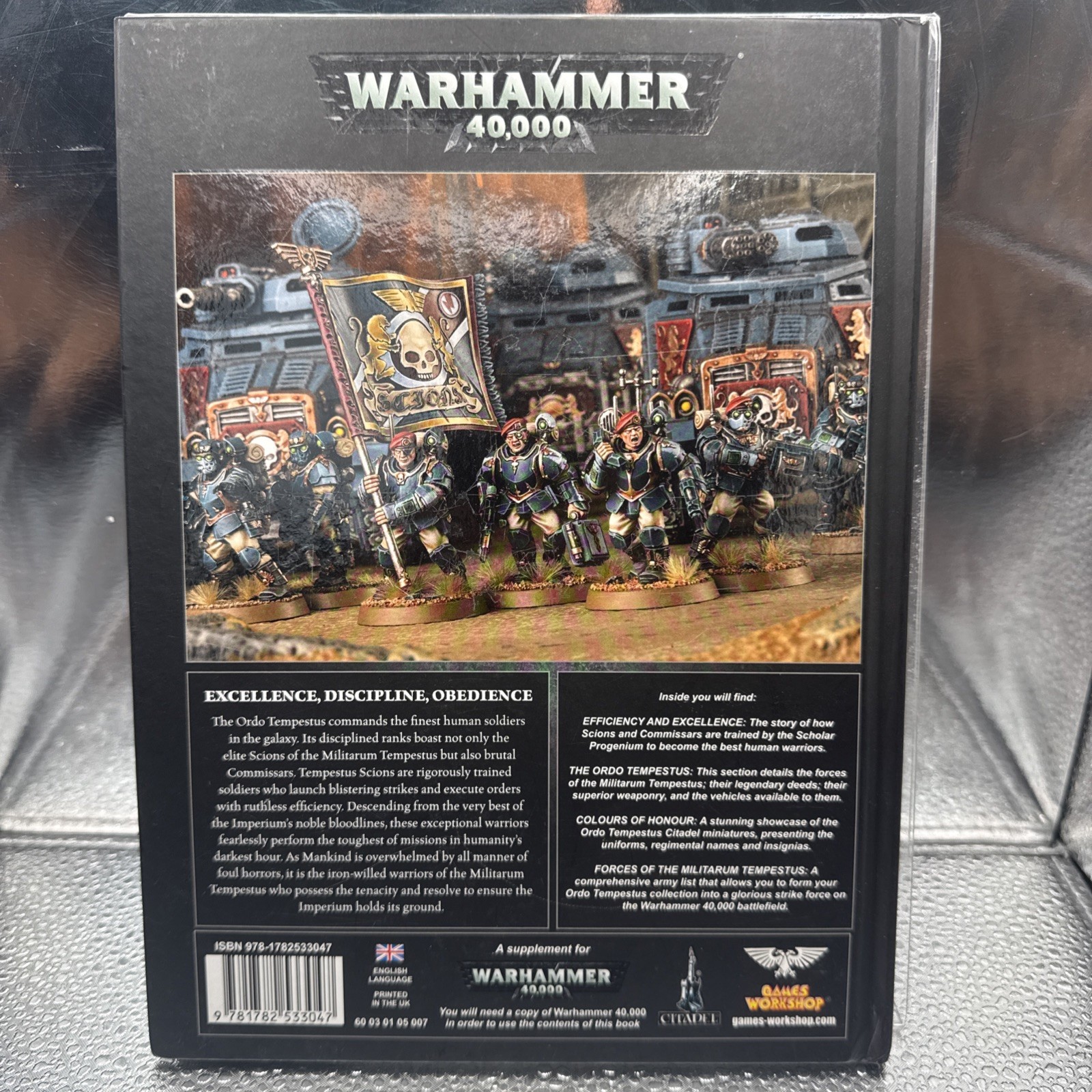 WARHAMMER 40,000 40K CODEX MILITARUM TEMPESTUS HC GAMES WORKSHOP