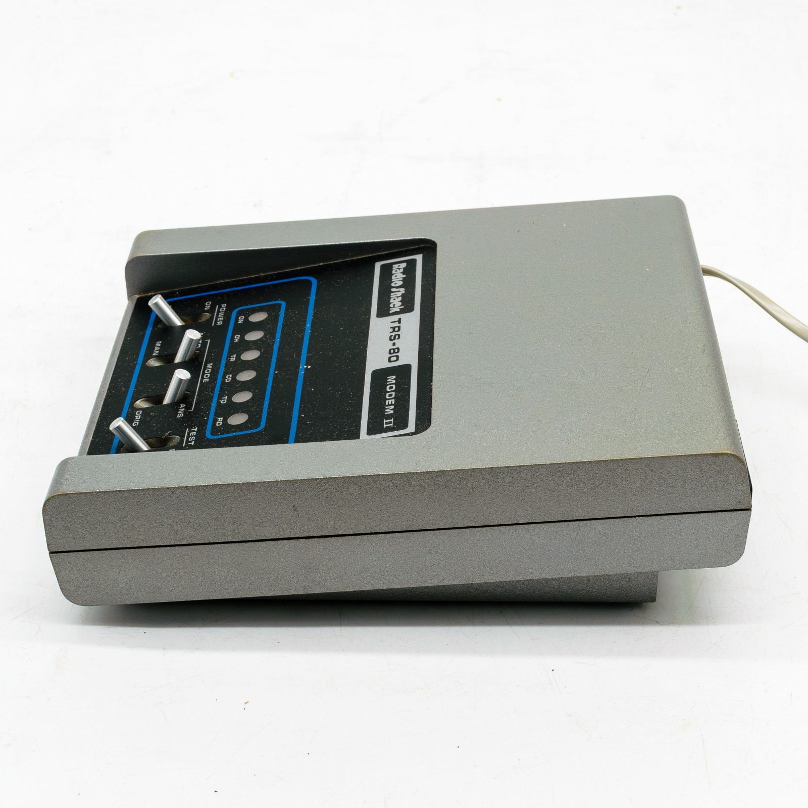 RadioShack TRS-80 Modem II with Original Serial Interface Cable, Owners Manual &