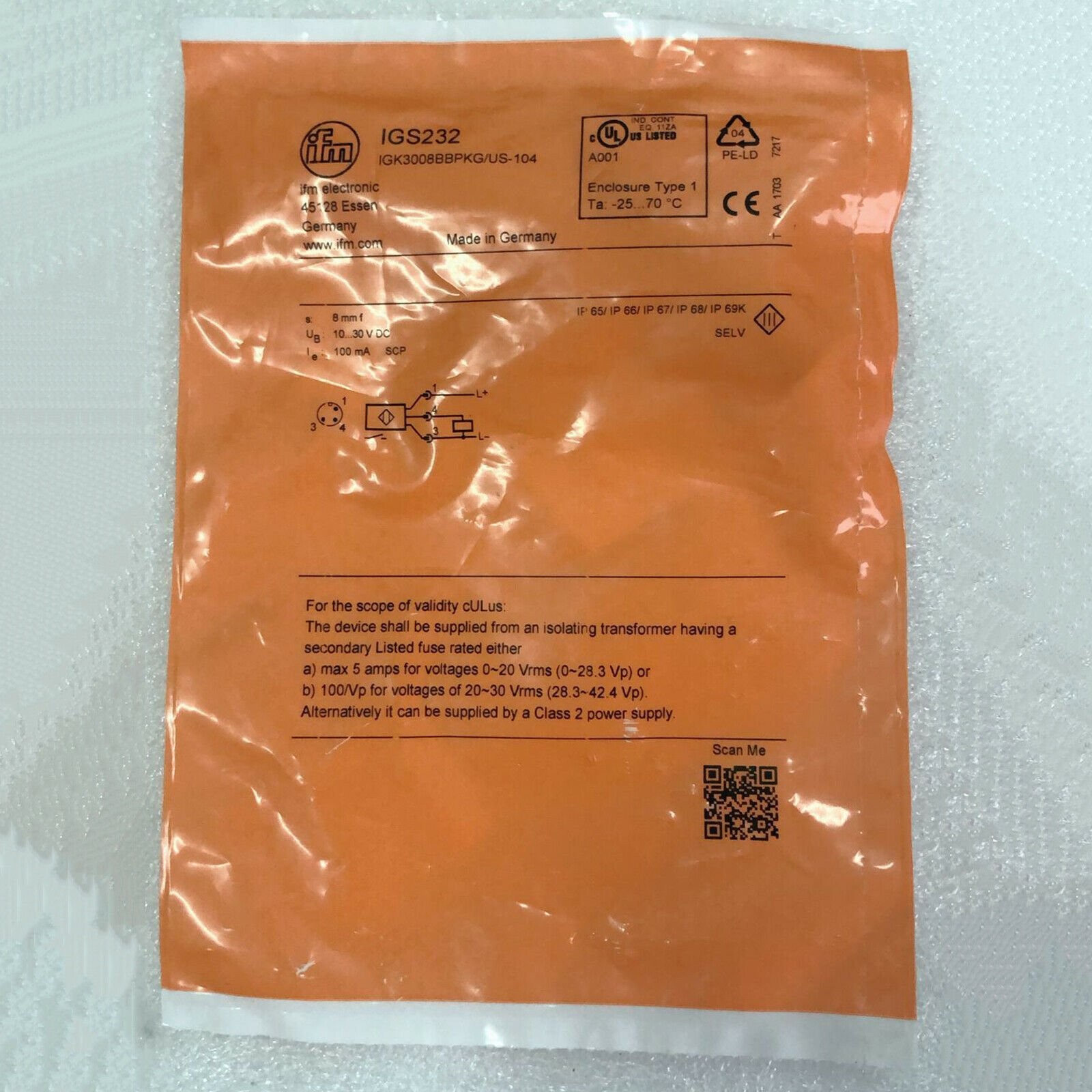 New IGS232 For IFM sensor Free Shipping
