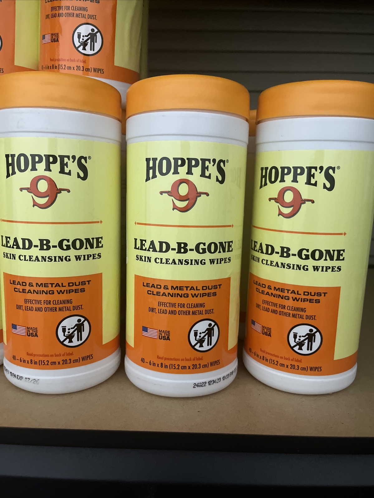 3ct Hoppes Lead/Metal Dust Remover 6 c 7 Inches Vista Skin Cleansing Wipes LBG40