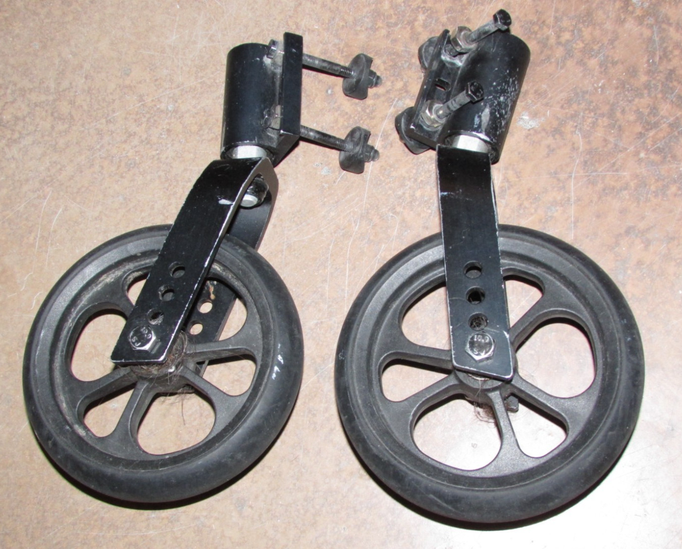 Ki Mobility Spark Wheelchair Parts - Front Wheels & Caster Assembly