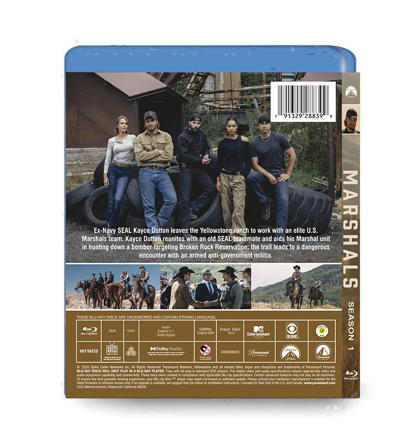 New Sealed Marshals Season 1 Episodes 1-13: [2BD Blu-ray Box Set] All Region