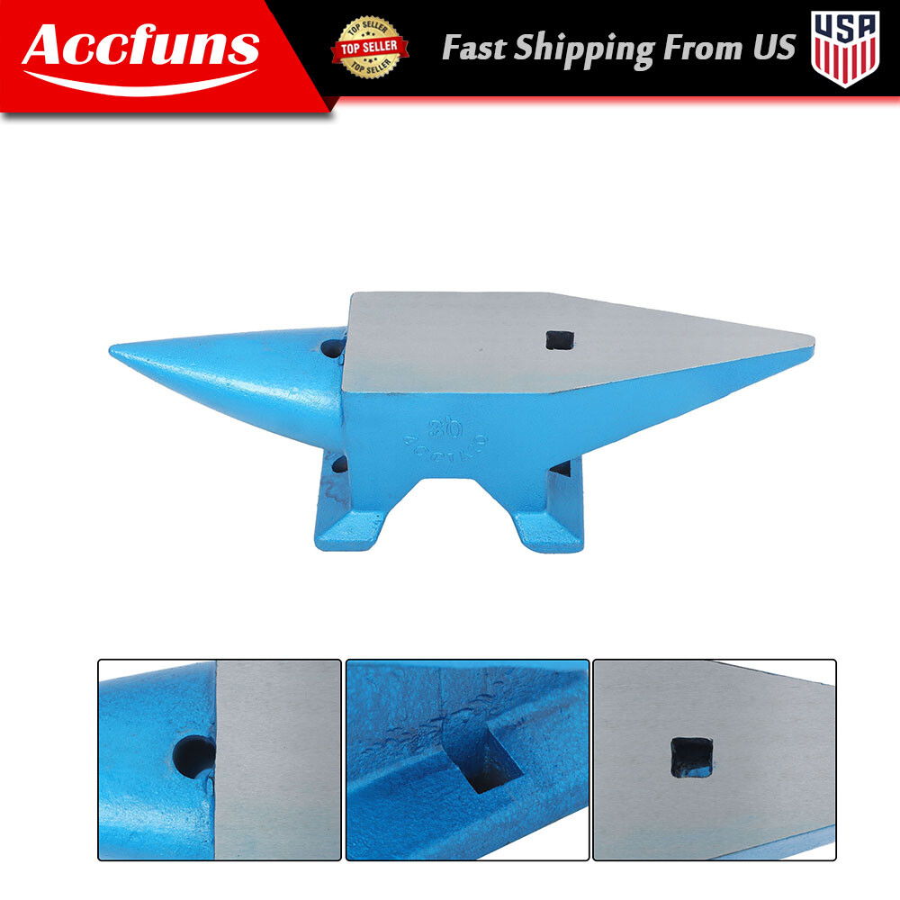 Horn Anvil 66 LBS 30kg Forged Steel Heat-Treated Anvil Stable Workbench