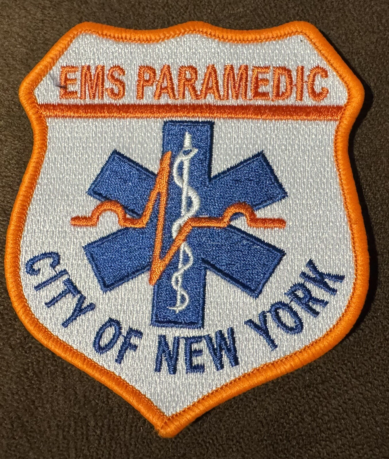 City of New York Emergency Medical Service Paramedic Shirt/Jacket/Uniform Patch