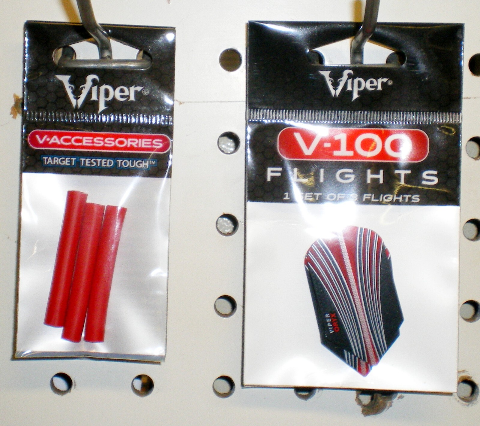 Viper Sure Grip Darts Red Replacement Sleeves & Matching Oryx Flights