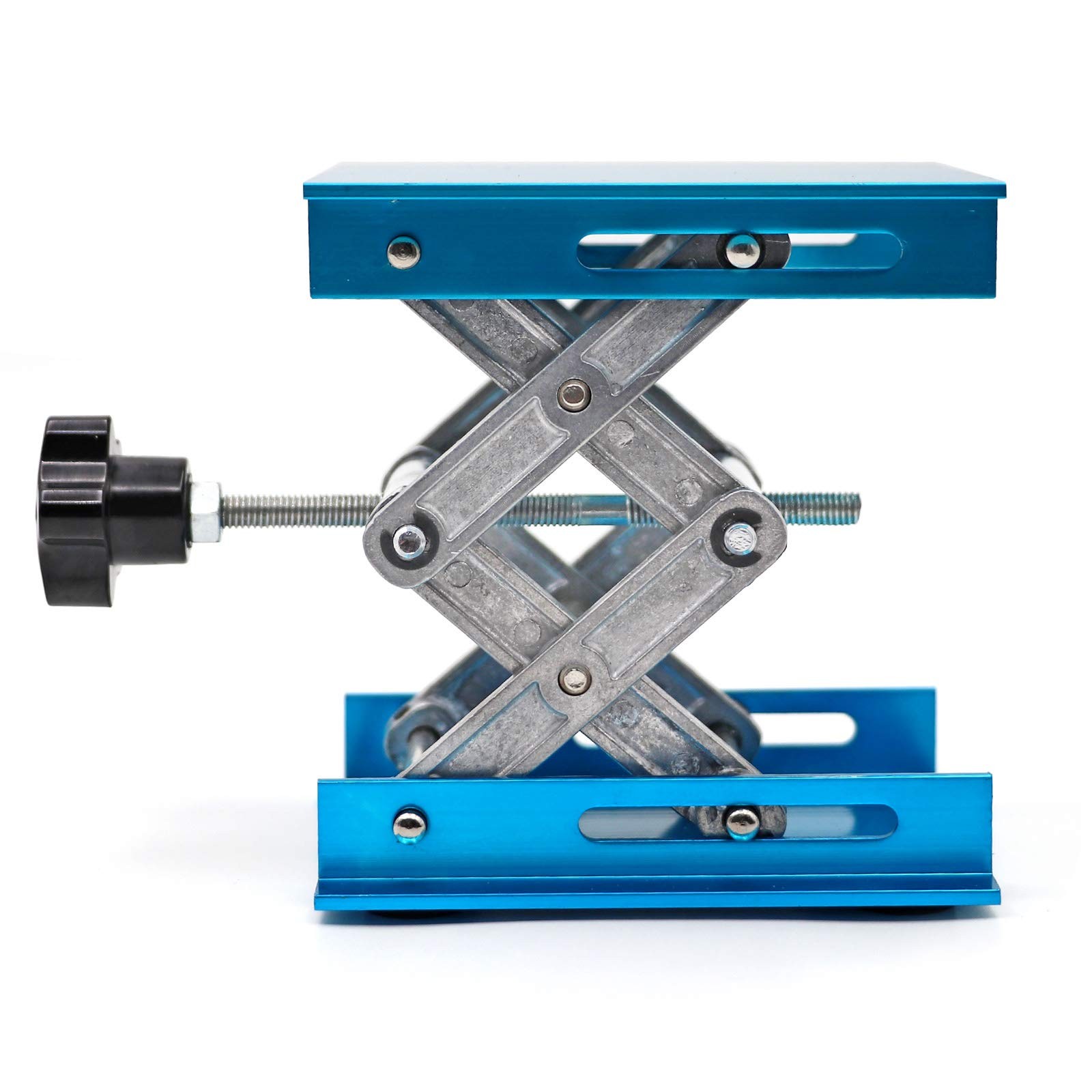 Lab Jack Stand Table Lift, Aluminium Oxide Laboratory Support Jack Platform L...