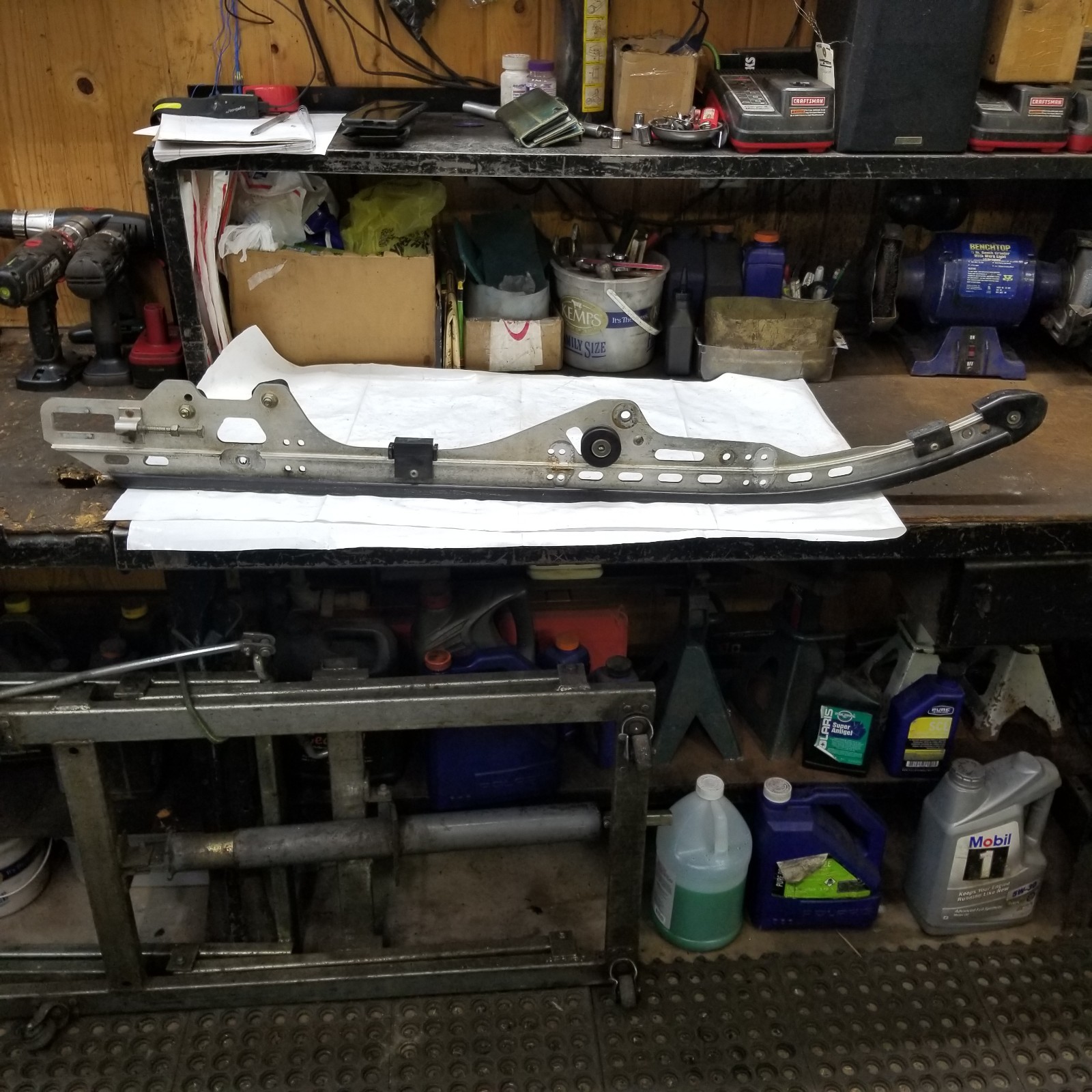 2006-2007 Polaris IQ Fusion FST LX rear suspension 121" right rail 1542131