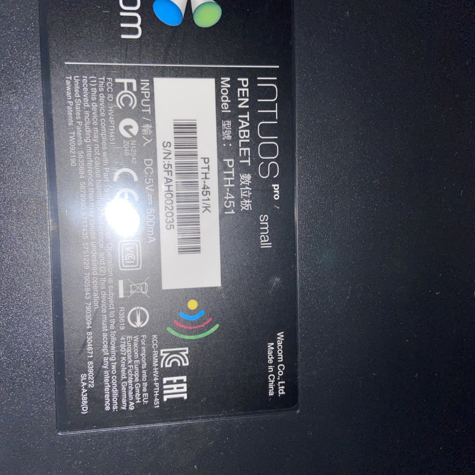 Wacom Intuos Pro Graphics Tablet