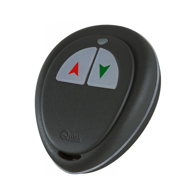 QUICK RRCP02 PULSANTIERA TASCABILE RADIOCOMANDO SALPA ANCORA 2 CANALI