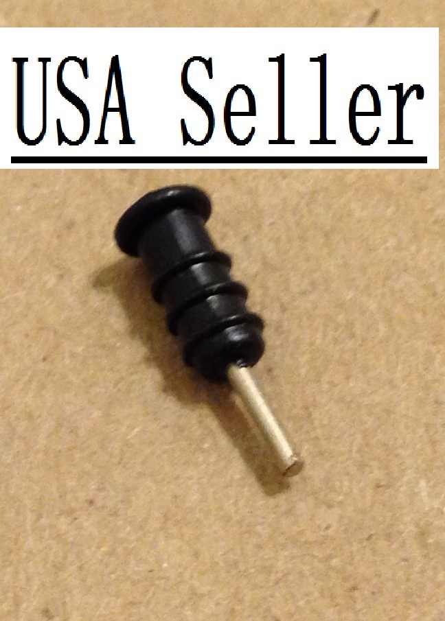 Iphone 6 6s plus 4 4S 5 5S 5C Black dust cap ear phone plug sim card slot US