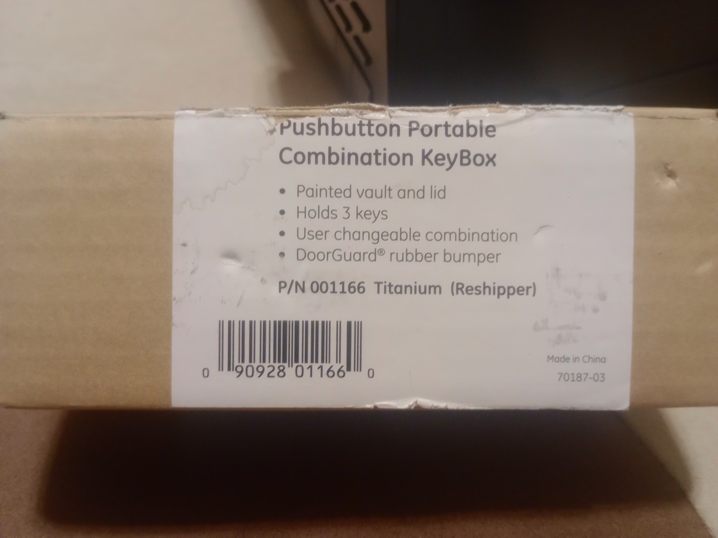 Kidde AccessPoint Security Portable Pushbutton Combination Keysafe 001166