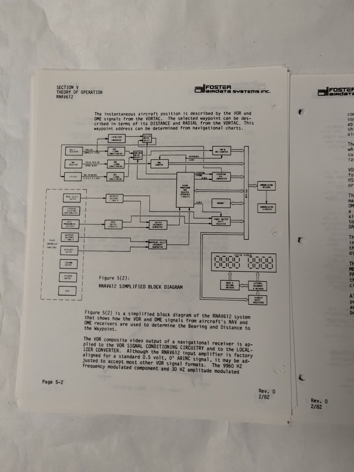 Foster RNAV612 Area Navigation System Installation & Maintenance Manual-Copy