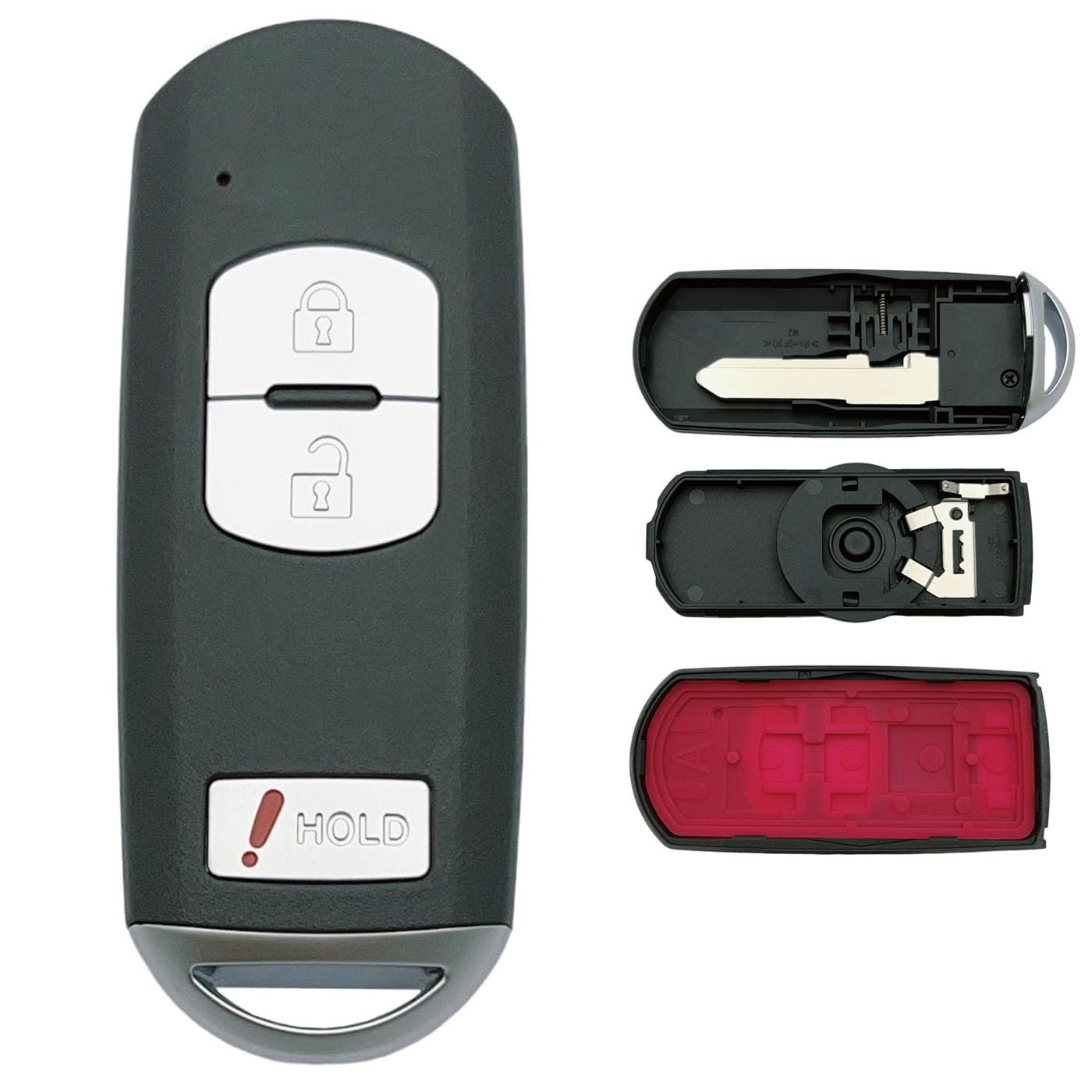 3 Button Key Fob Shell Case For Mazda 3 CX3 CX5 Remote WAZSKE13D01 Cover