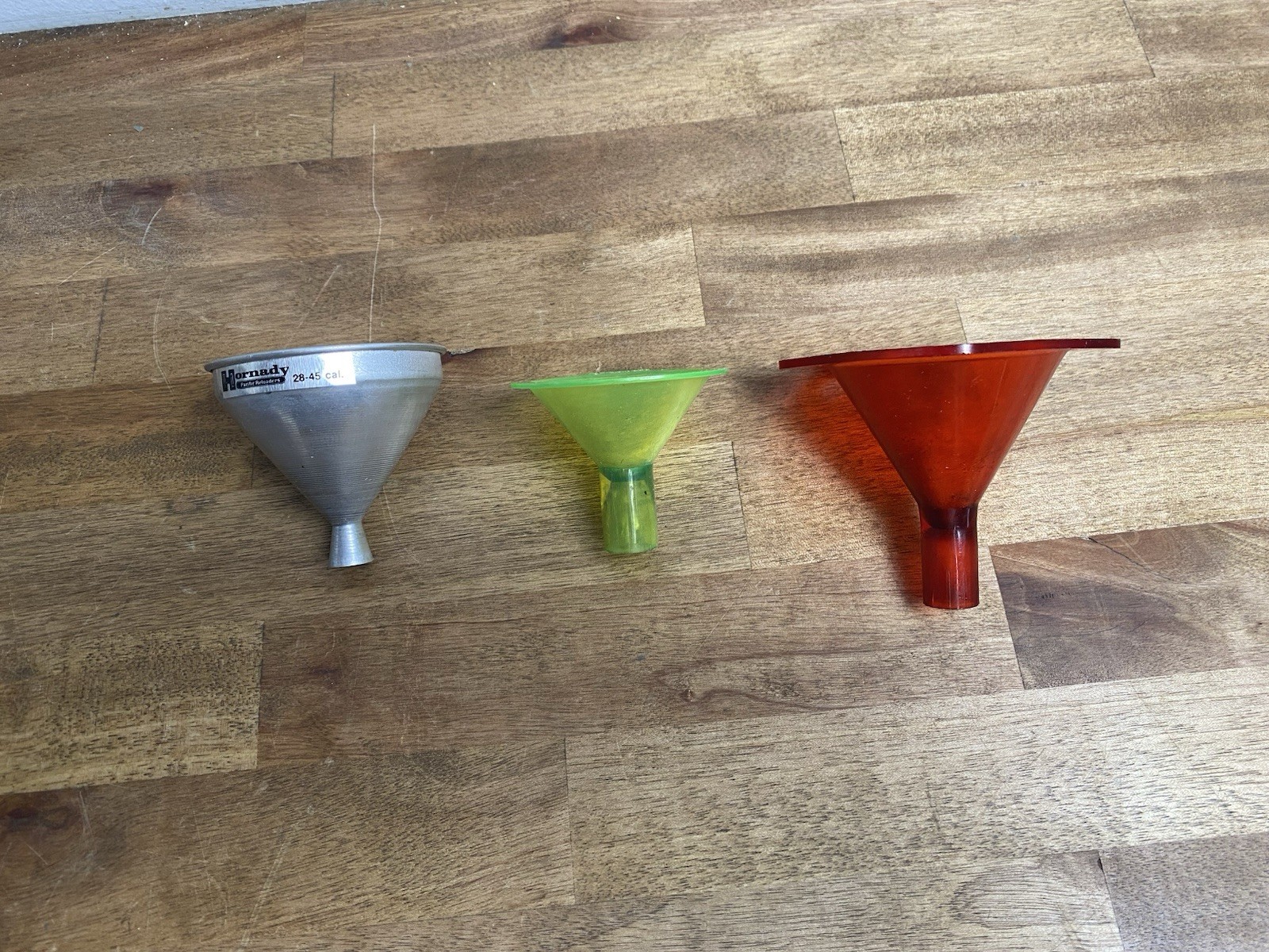 Lot Of 3 RCBS, Hornady, Flambeau Powder Funnel