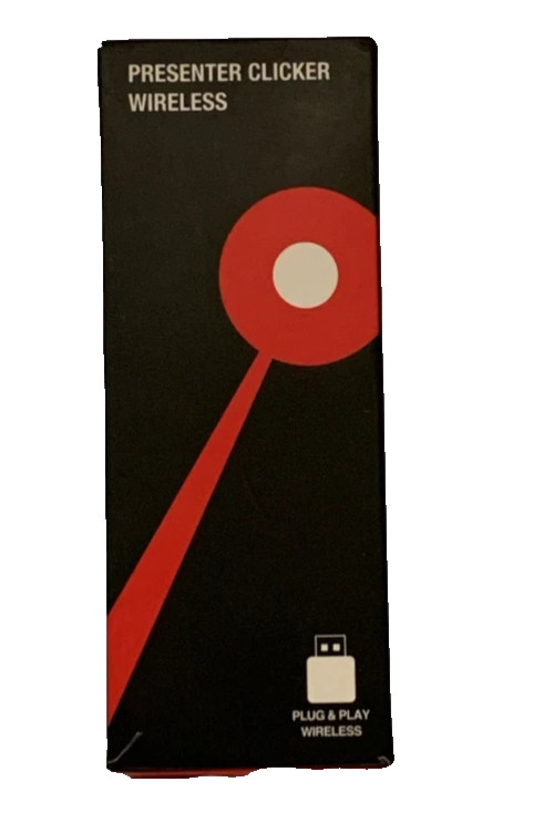 DinoFire Wireless Presenter Clicker Q94-HE-US Plug And Play Wireless Brand New