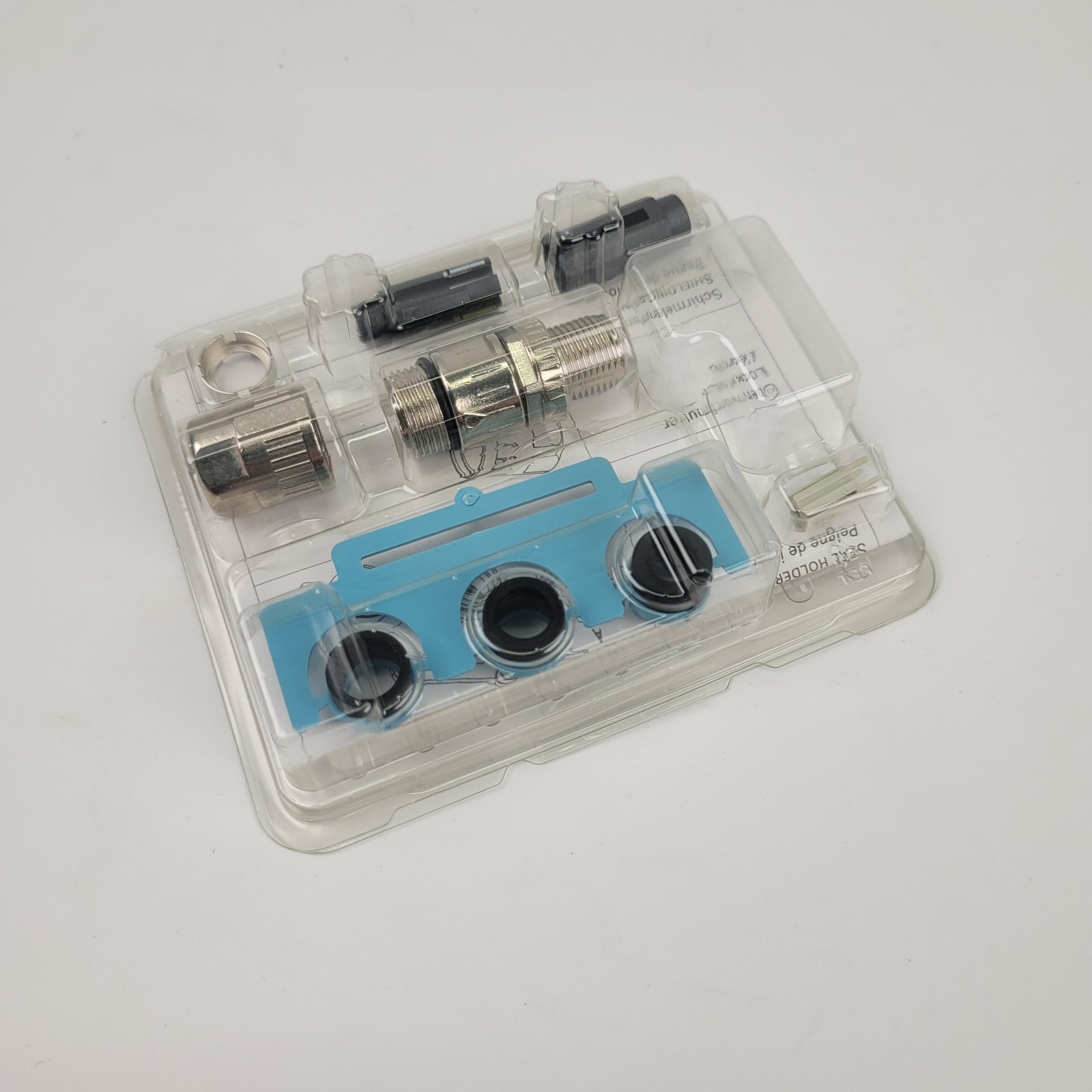 Harting 21038811405 M12 Crimp Slim D-Coded Male, 4 Contacts - NEW