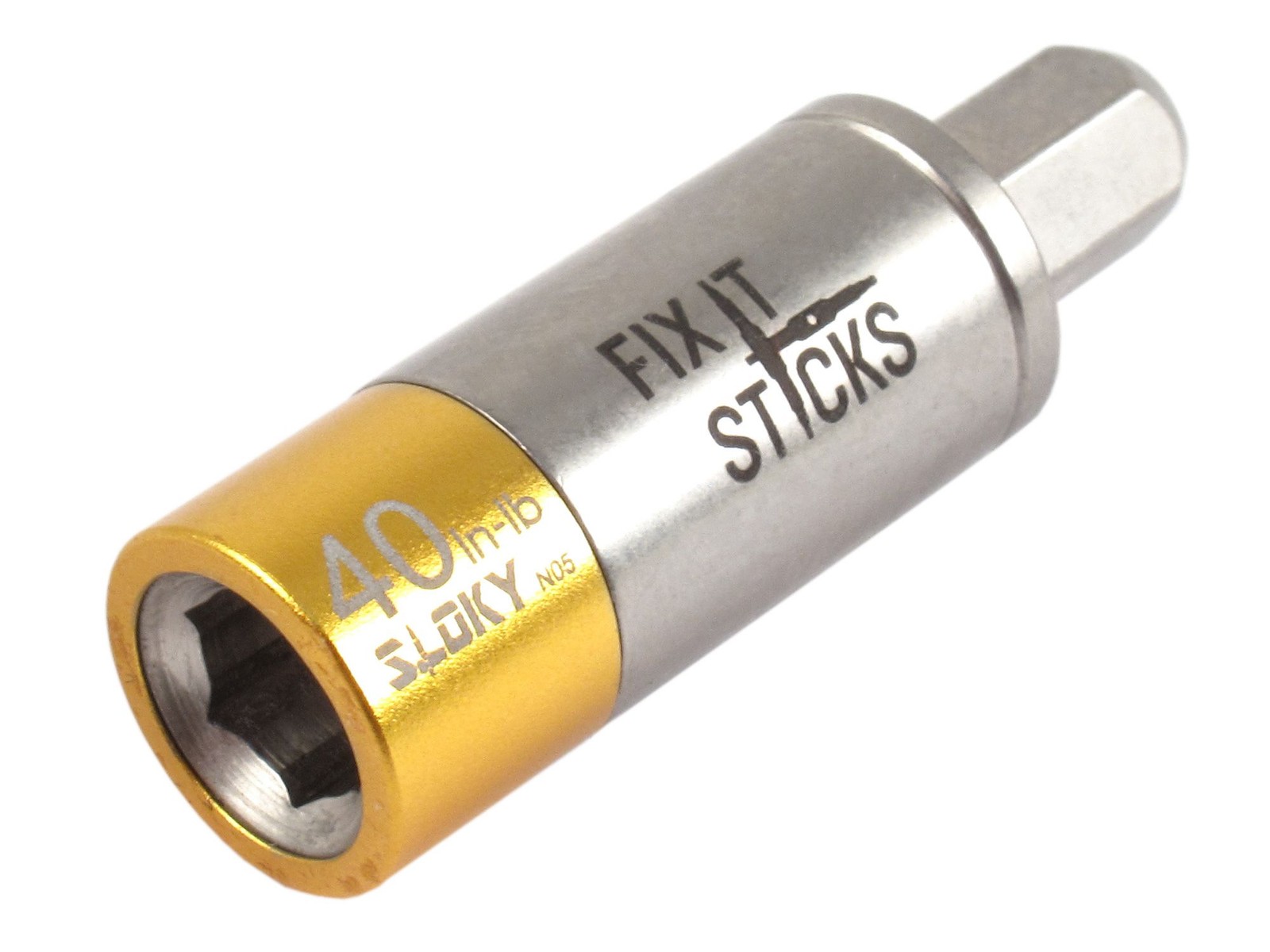 Fix It Sticks 40 Inch Lbs Torque Limiter, Gold, Small, FISTL40 Torque Wrench