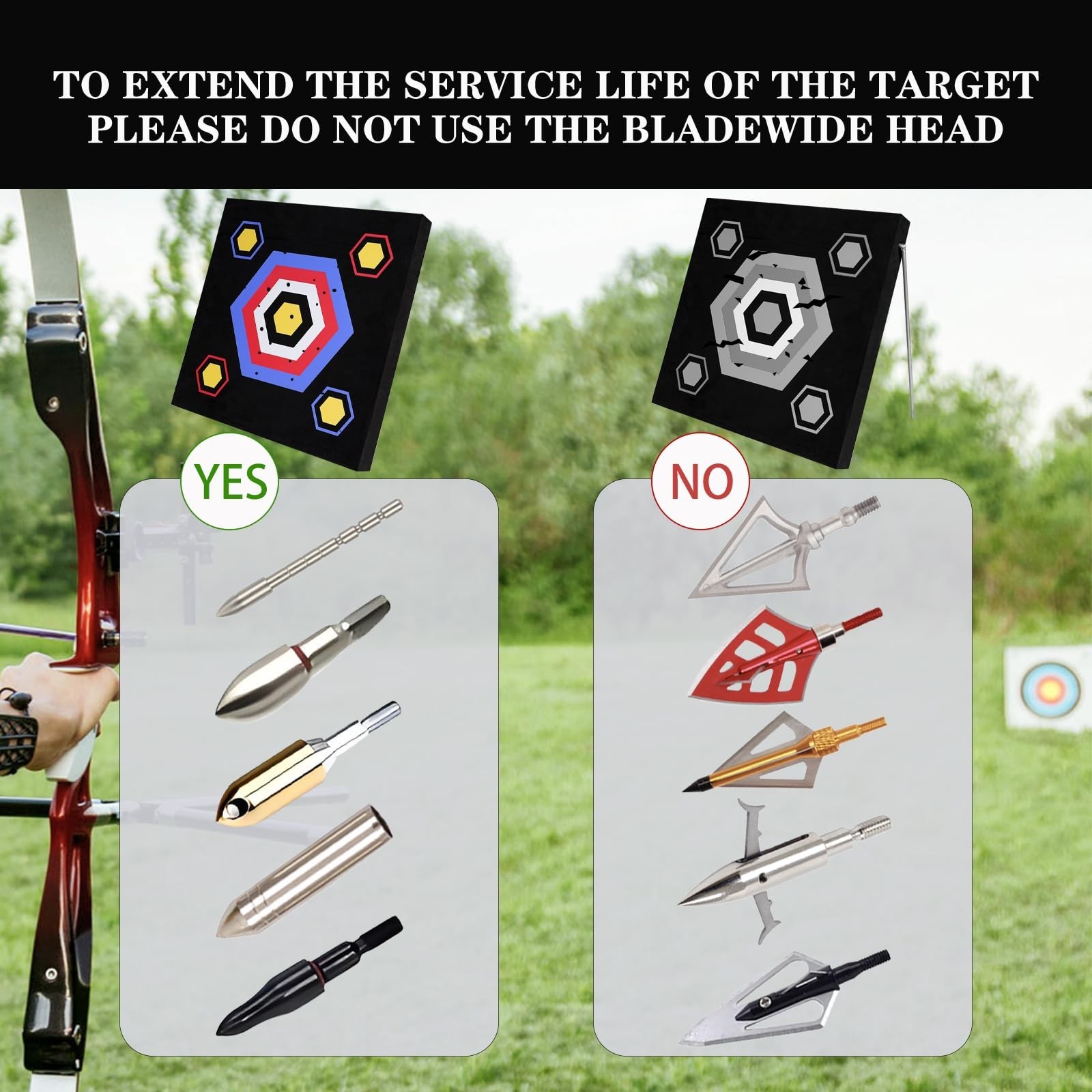 LWANO 20 inch High Density Foam Archery Target