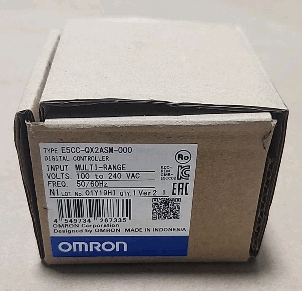 *NEW* Omron E5CC-QX2ASM-000 Digital Temperature Controller 100-240Vac + Warranty