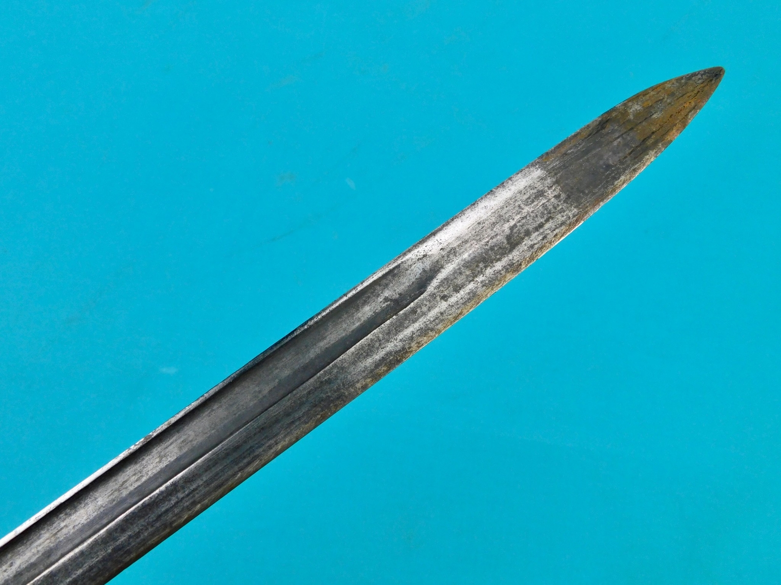 Italian Italy Vintage WW2 Bayonet Fighting Knife w/ Scabbard Frog