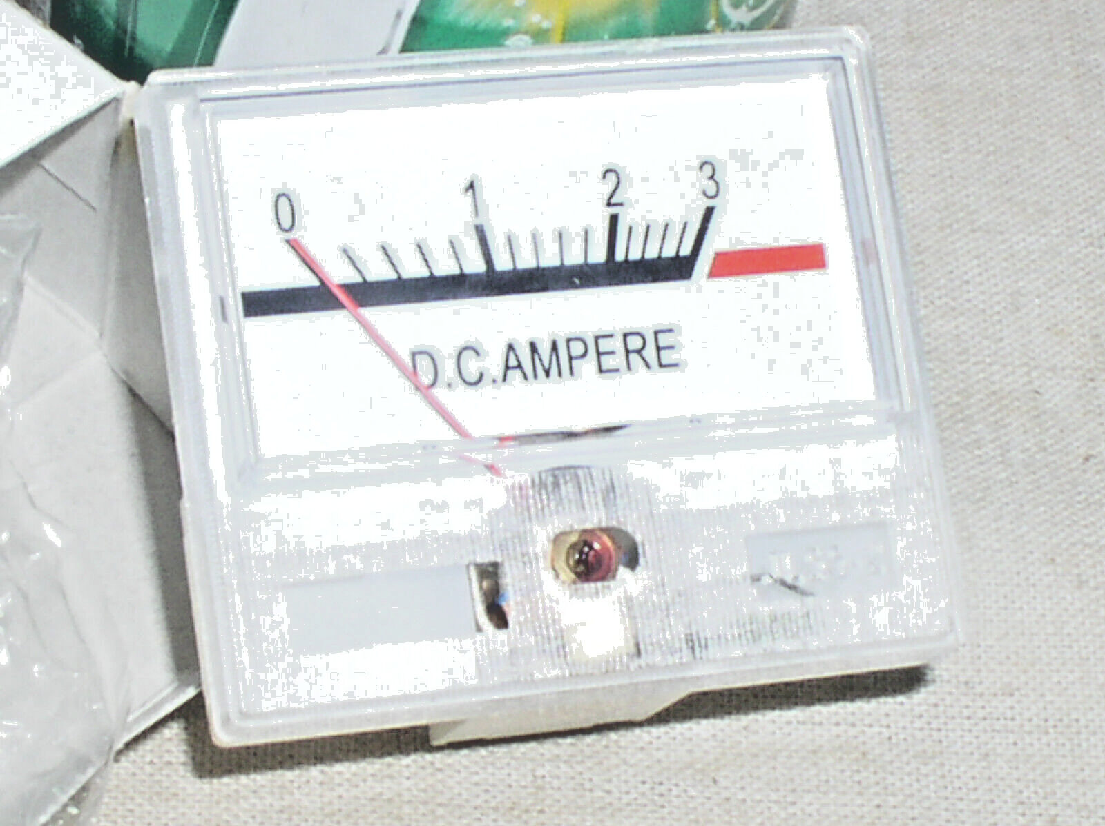 NEW SHUNT INSTALLED 3A 3 A AMP DC ANALOG CURRENT PANEL METER AMMETER USA SHIP