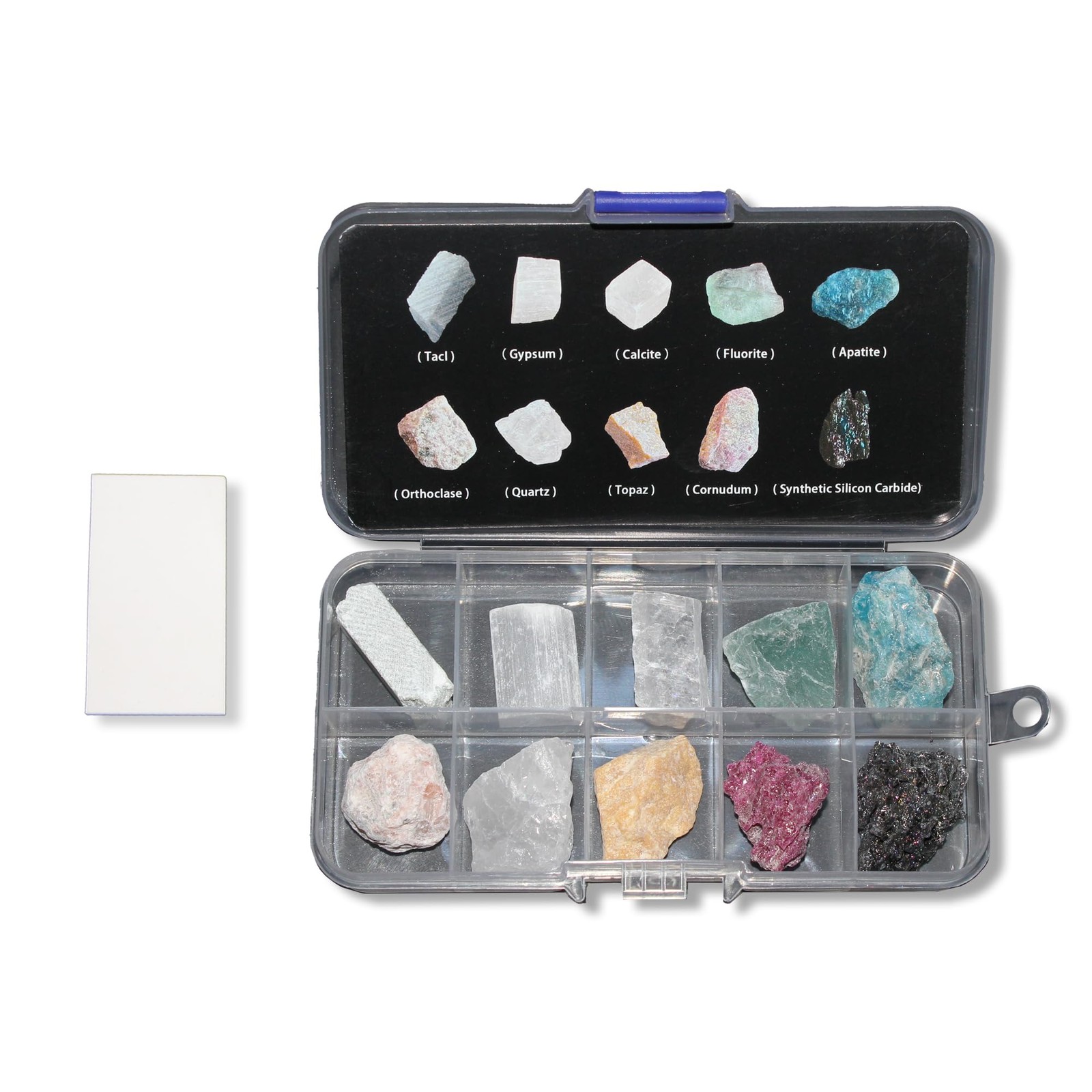 SuiToWan Mohs Hardness Test Kit - Complete Mineral Identification Set Small