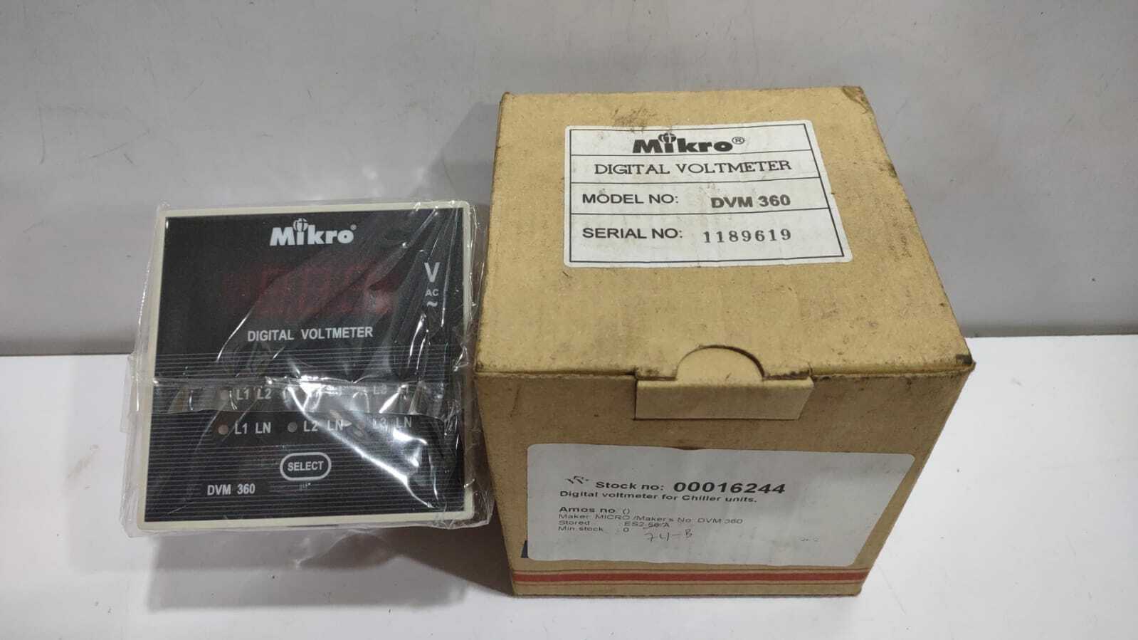 Mikro DVM 360 Digital Voltmeter DVM360