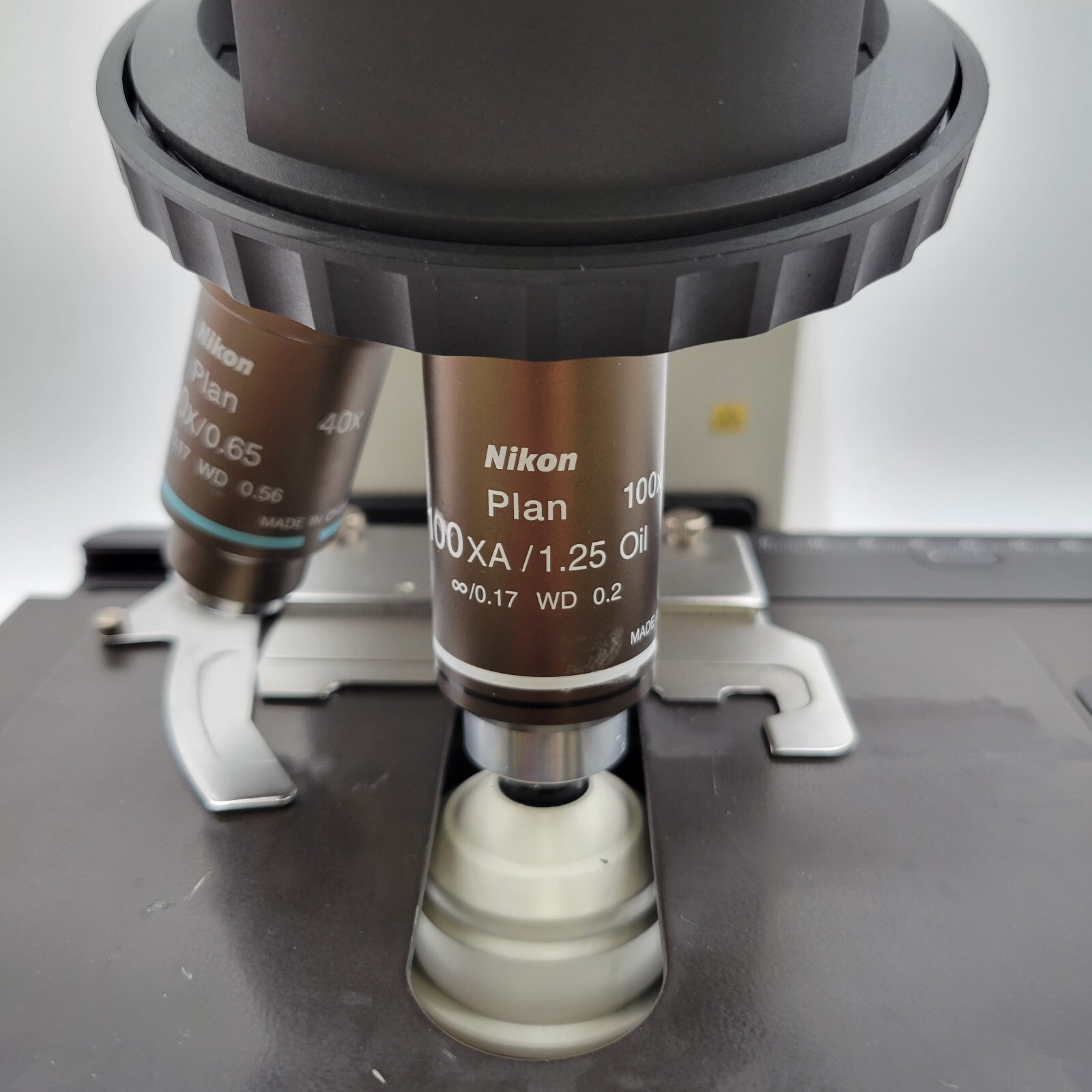 Nikon Microscope Eclipse Ci-L LED with 100x Objective and Tilting Binocular Head