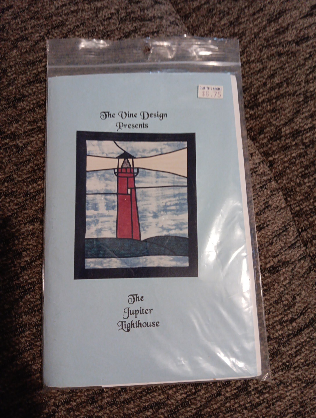 Vtg (1996) The Jupiter Lighthouse #106 Quilting Pattern by The Vine Design NEW