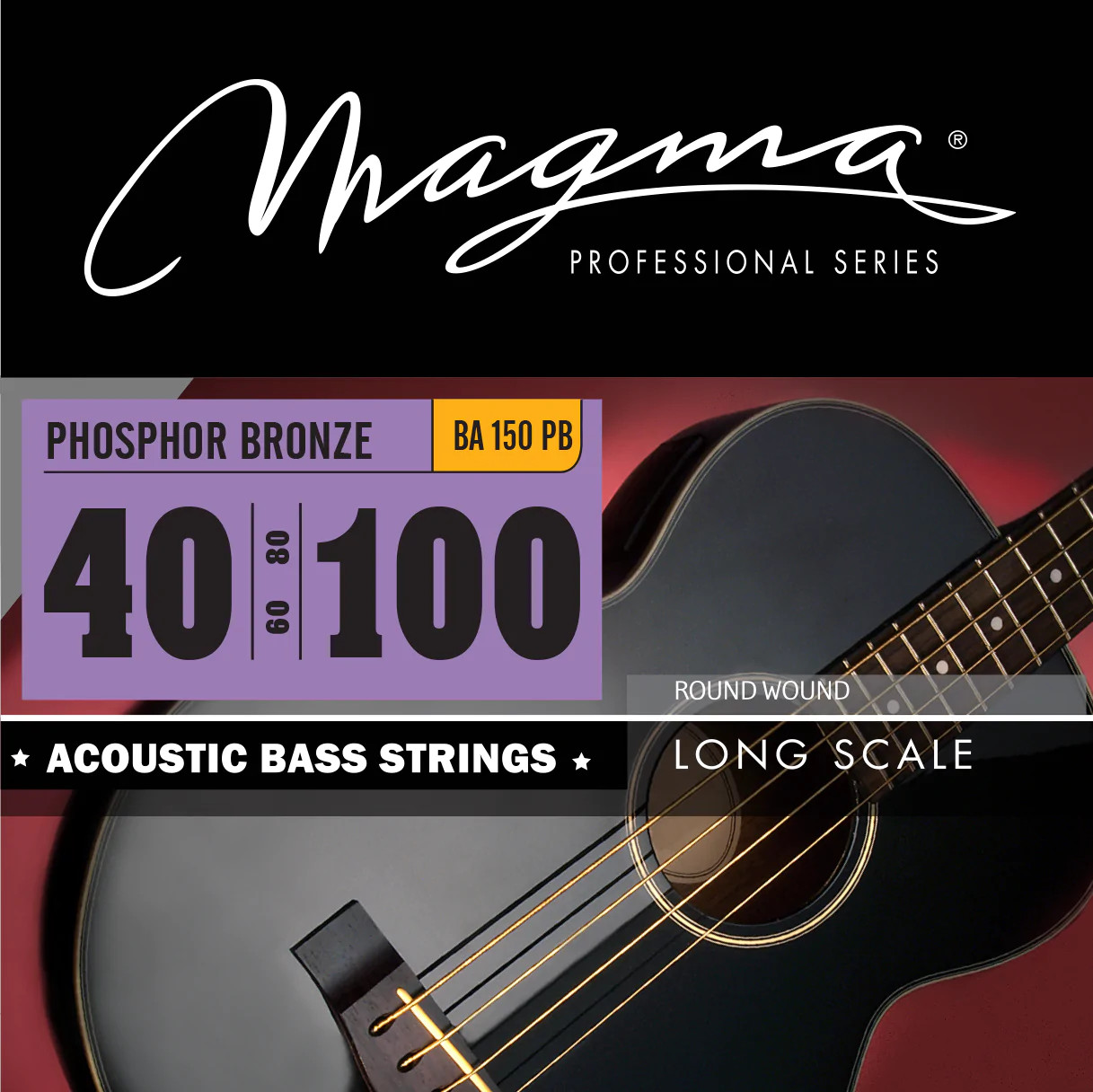 Magma Acoustic Bass 4 Strings Light - Phosphor Bronze RW- LS 34' .040 - .100