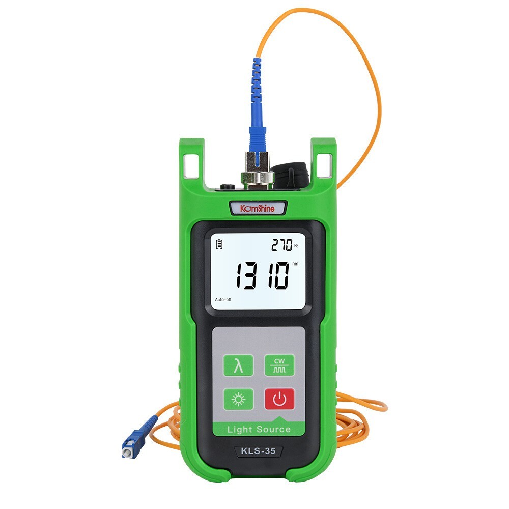 Optic Fiber Light Source KLS-35-M FTTx Fiber Cable Test Set 850/1300nm FC SC