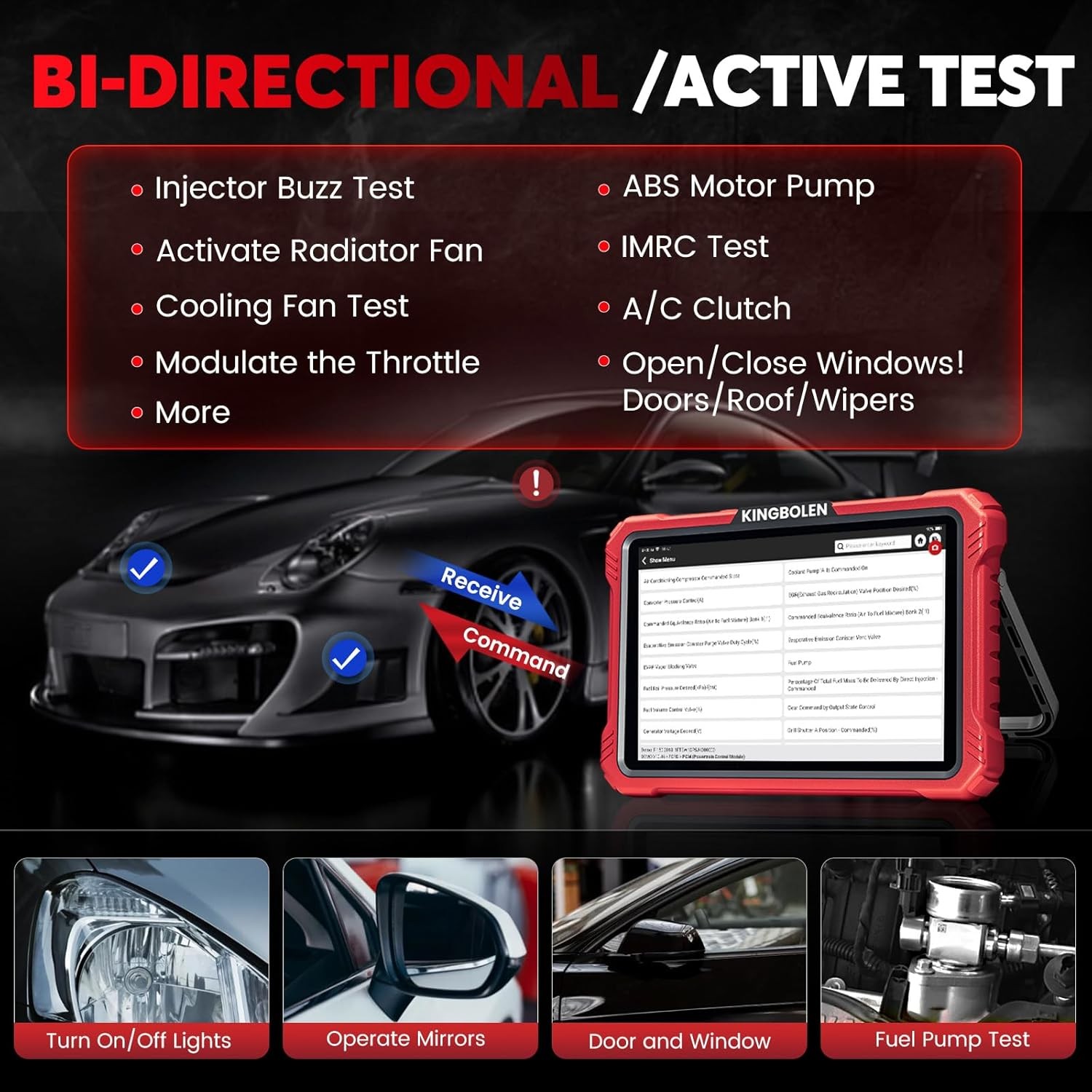 2026 Kingbolen K10 PRO Bluetooth 2 Coding Full System Diagnostic Scanner Tool