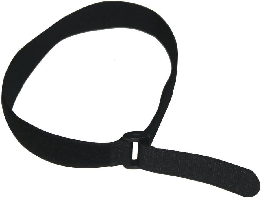 16 Pack] 1 x 18" Hook and Loop Reusable Fastening Nylon Cable Securing Straps...